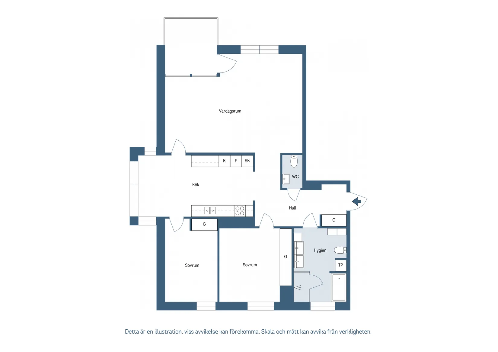 Bostadsrätt, Storgatan 30, Vasastaden, Skövde