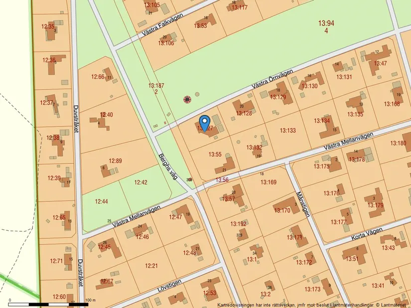 Villa, Västra Örnvägen 22/ Berghs Väg 28, Ljungskogen, Vellinge