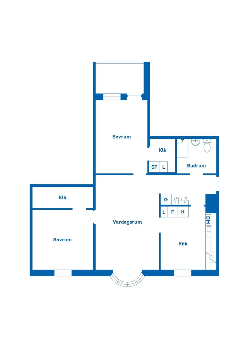 Bostadsrätt, Gamla Skeppsbrogatan 3, Trossö, Karlskrona