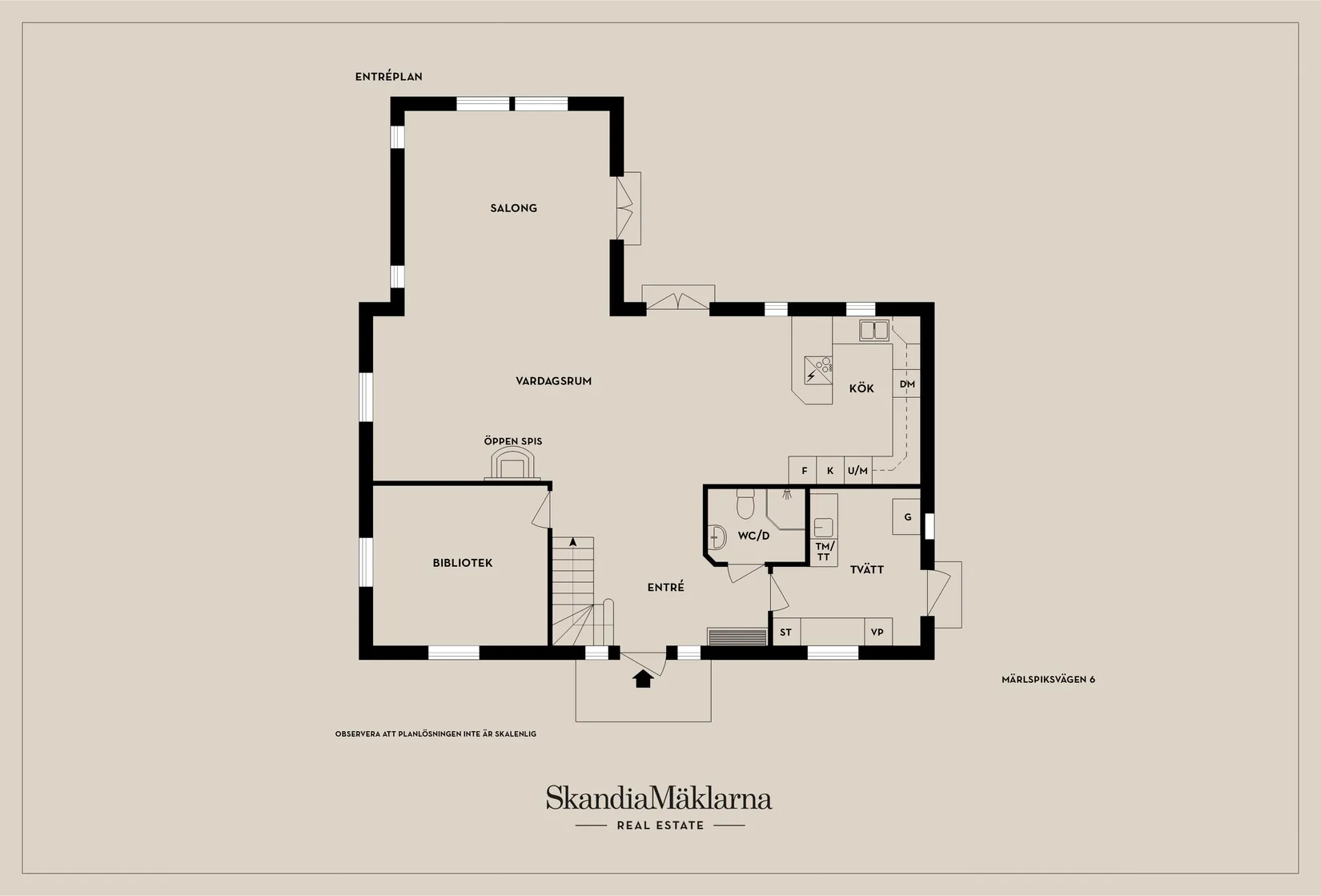 Villa, Märlspiksvägen 6, Skillingenäs, Karlskrona
