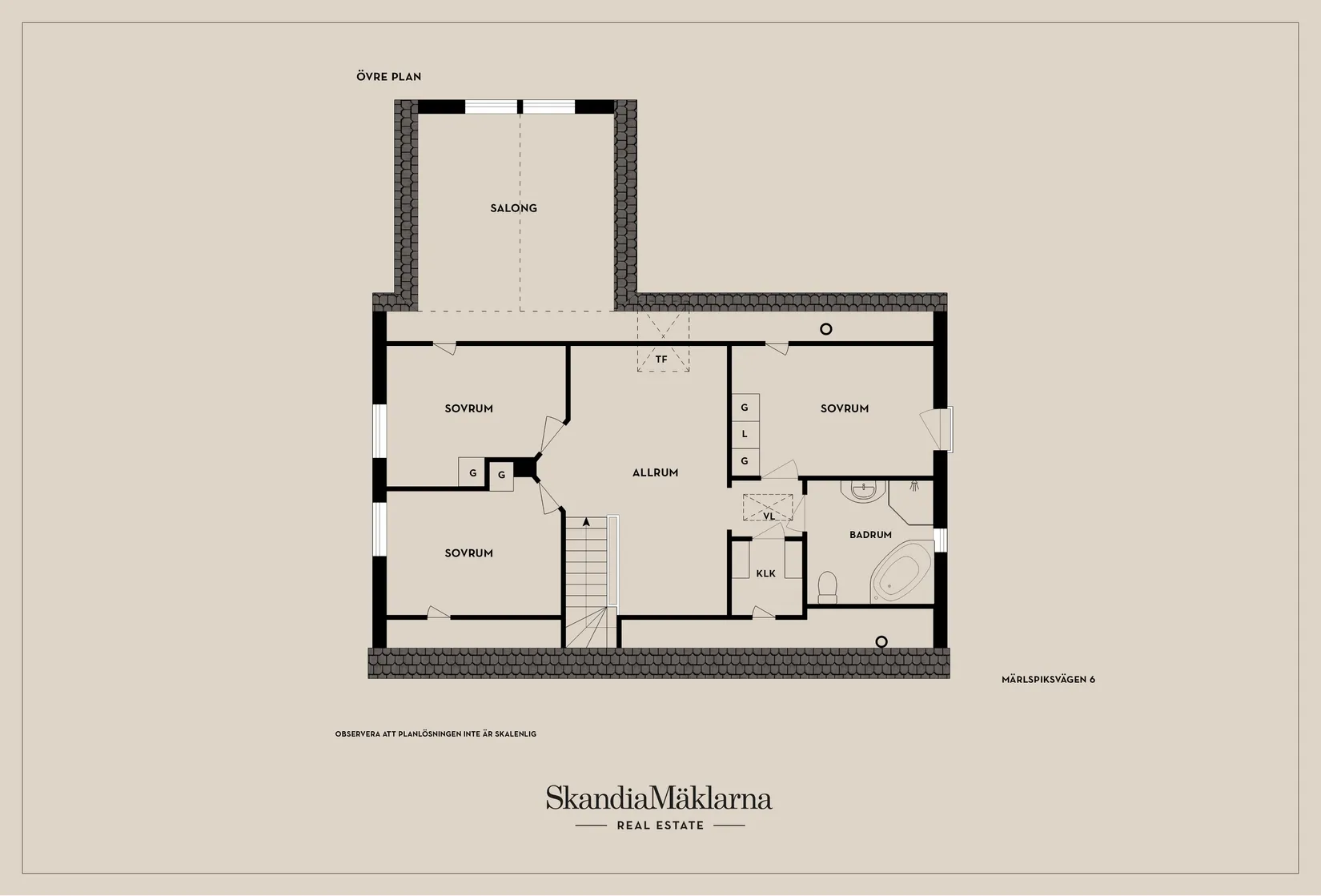 Villa, Märlspiksvägen 6, Skillingenäs, Karlskrona