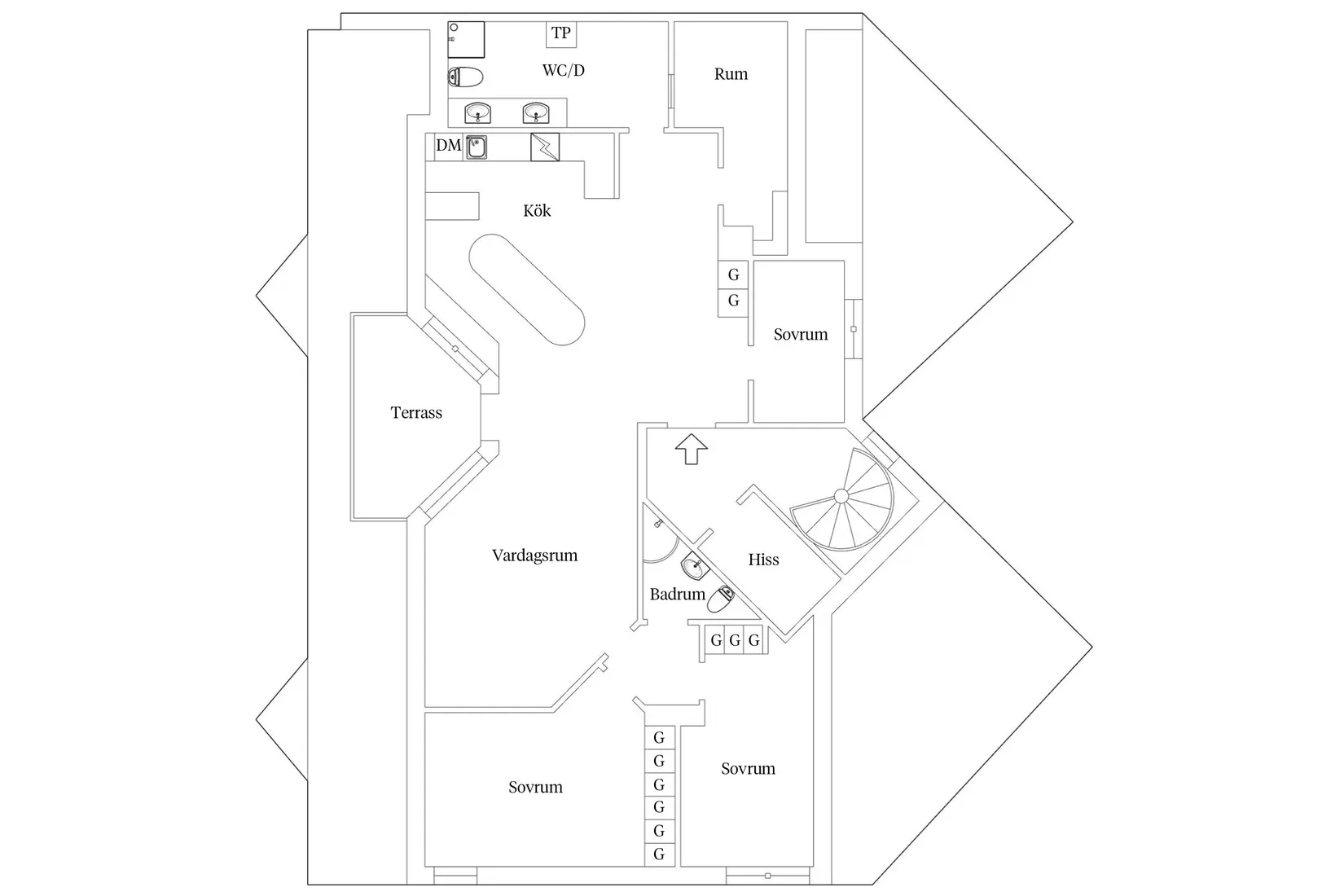 Bostadsrätt, Repslagaregatan 3B, Masthugget, Göteborg
