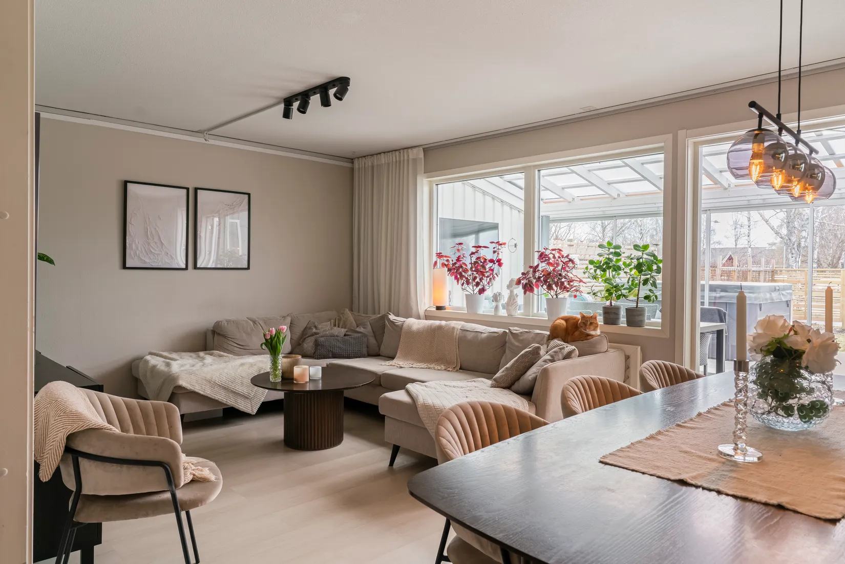 Villa, Radhus, Plommonvägen 6, Böleäng, Umeå