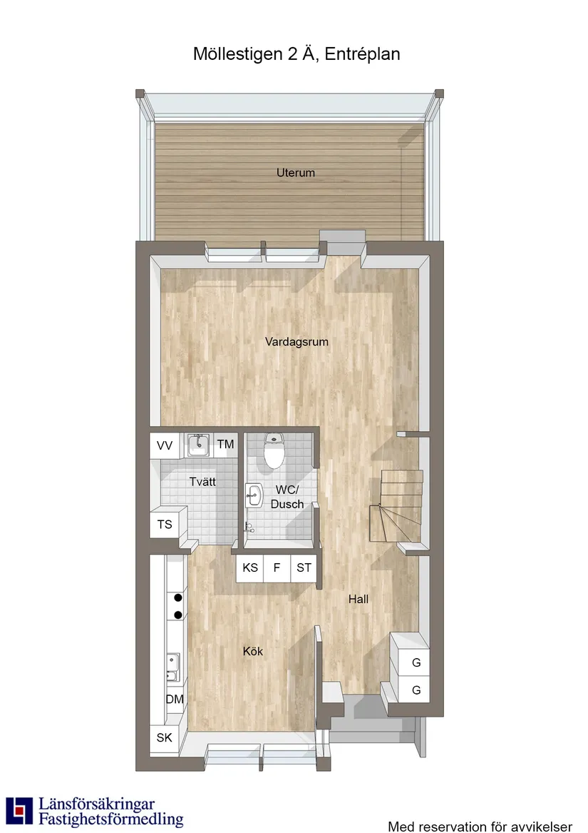 Bostadsrätt, Radhus, Möllestigen 2 Ä, Centralt, Bromölla