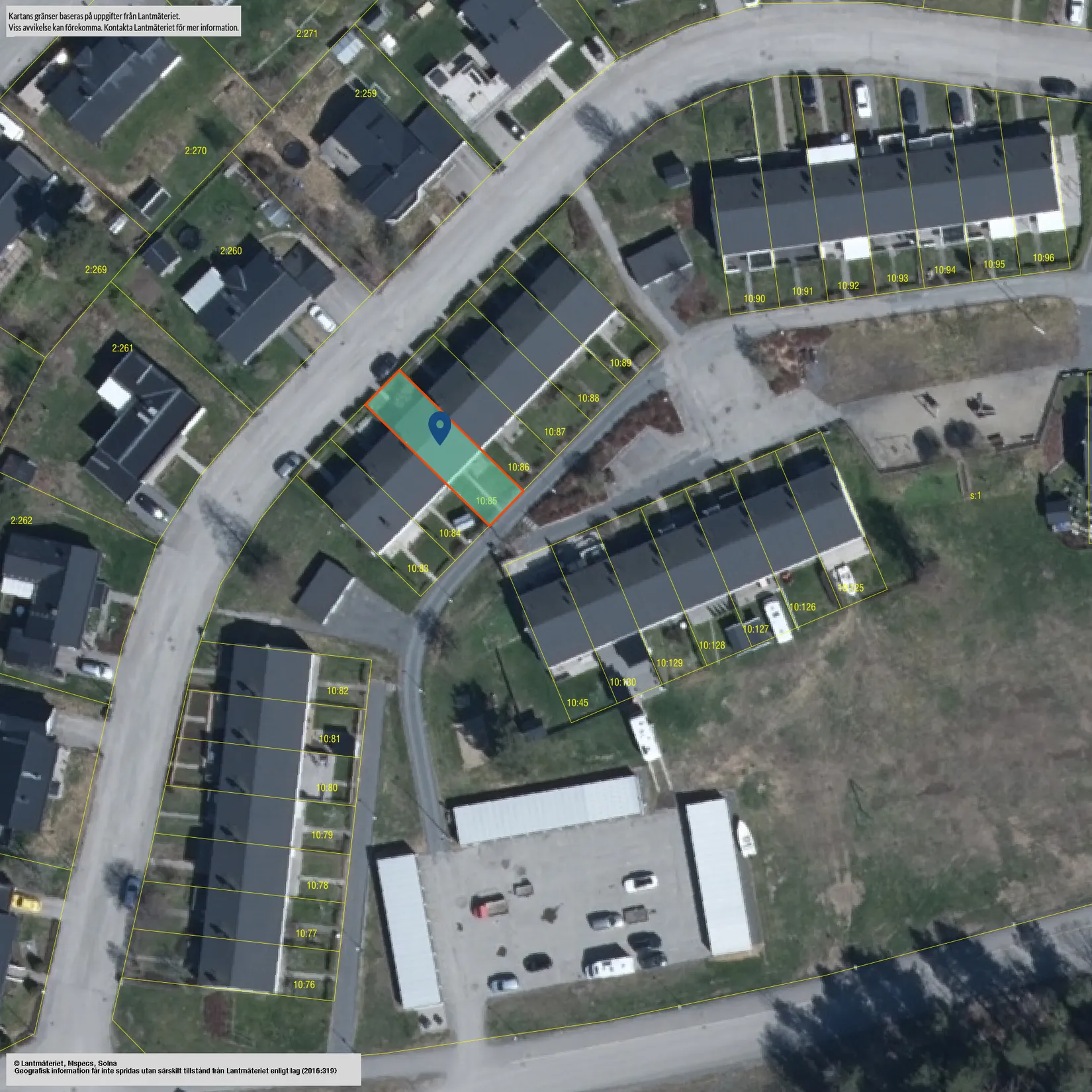 Radhus, Hemmansvägen 93, Bondsjöhöjden, Härnösand