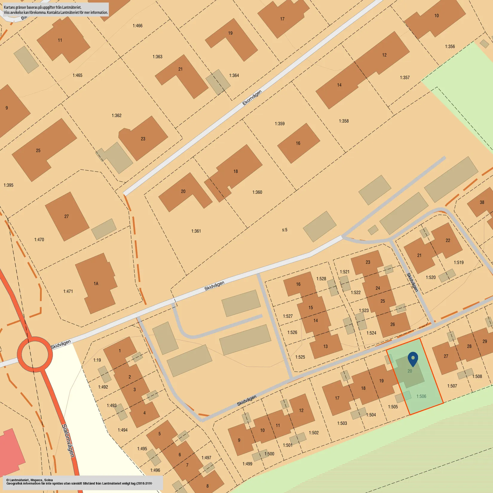 Radhus, Skidvägen 20, Hindås, Härryda