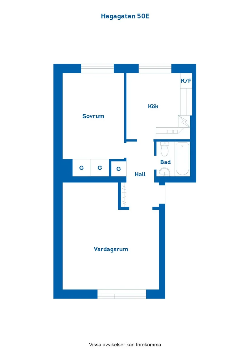 Bostadsrätt, Hagagatan 50E, Haga, Norrköping