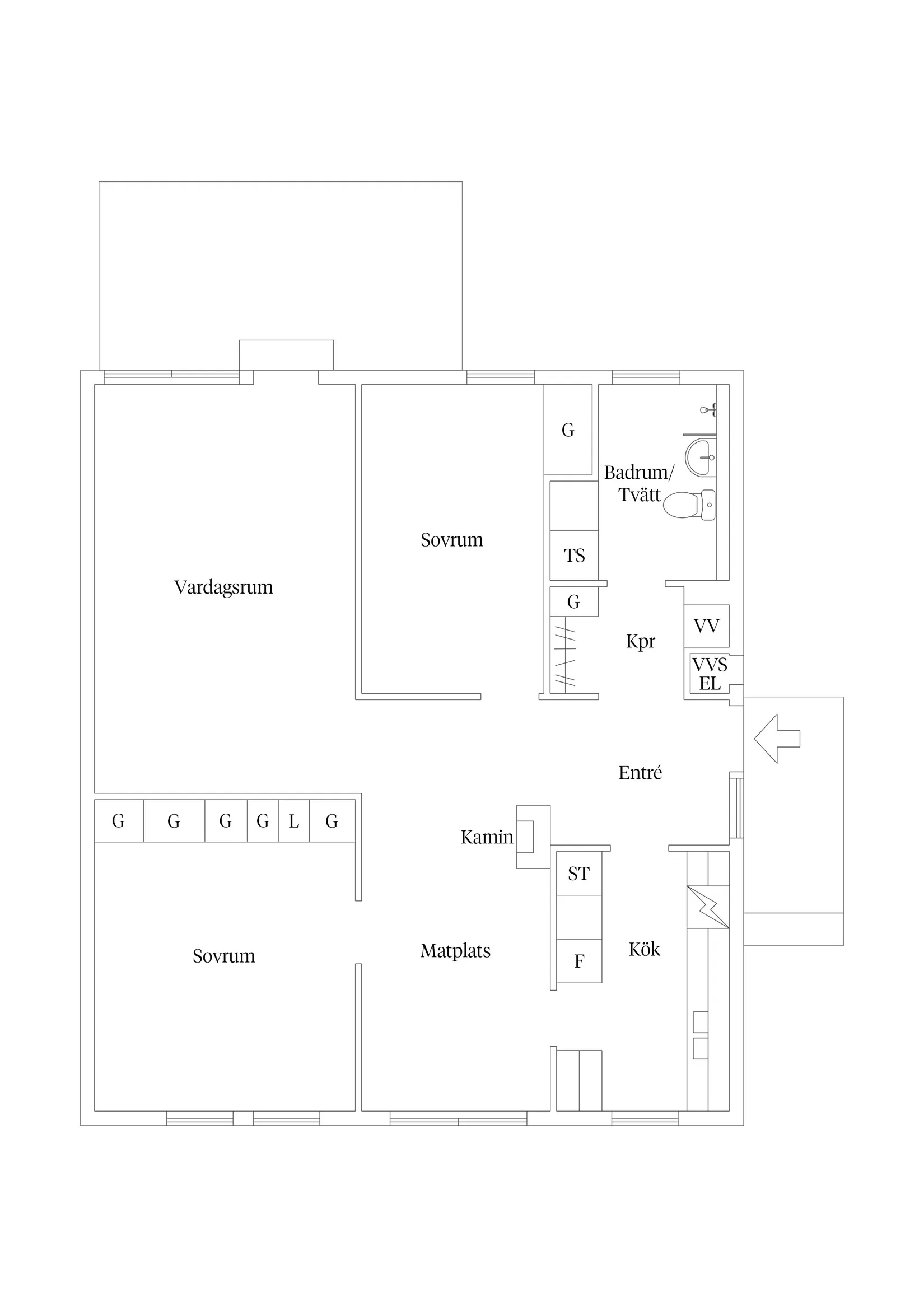 Villa, Uvstigen 2, Strömsund