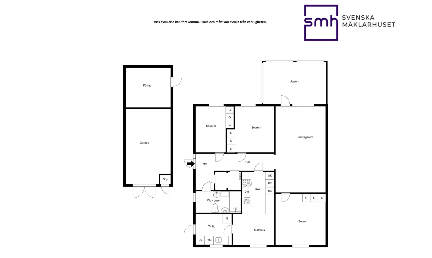 Villa, Radhus, Smedvägen 15, Virsbo, Surahammar
