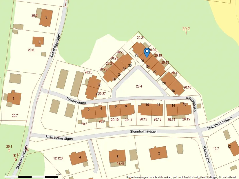 Villa, Radhus, Tullhusvägen 26, Färingsö Kungsberga, Ekerö