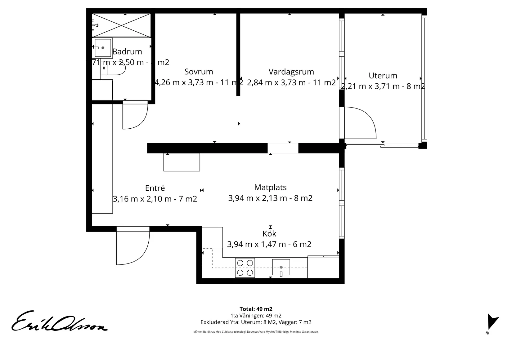 Bostadsrätt, Klippgatan 11, Korsta, Sundsvall