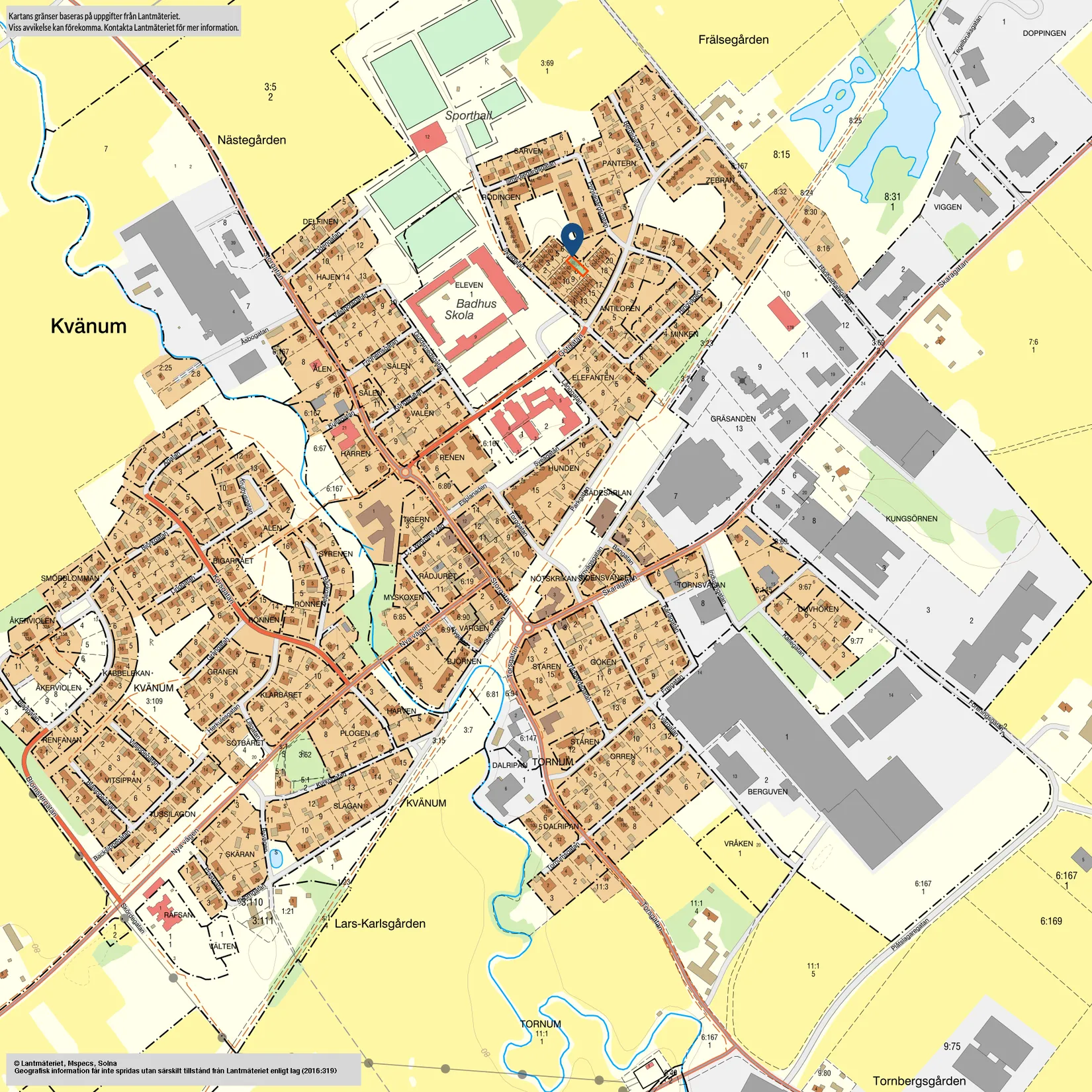 Radhus, Skolgatan 4E, Centrala Kvänum, Vara