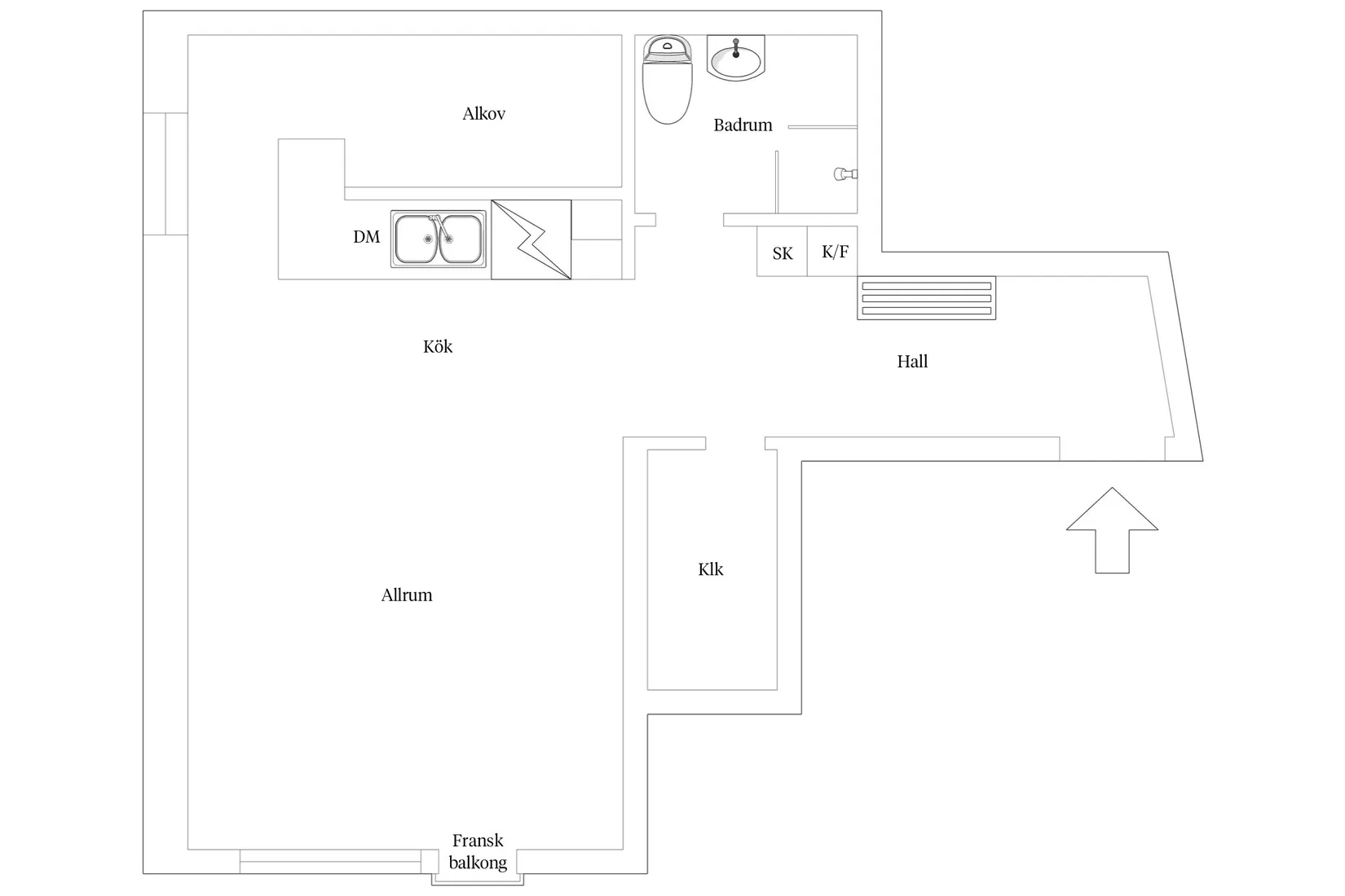 Bostadsrätt, Fyrverkarbacken 23, 7 Tr, Kungsholmen - Marieberg, Stockholm