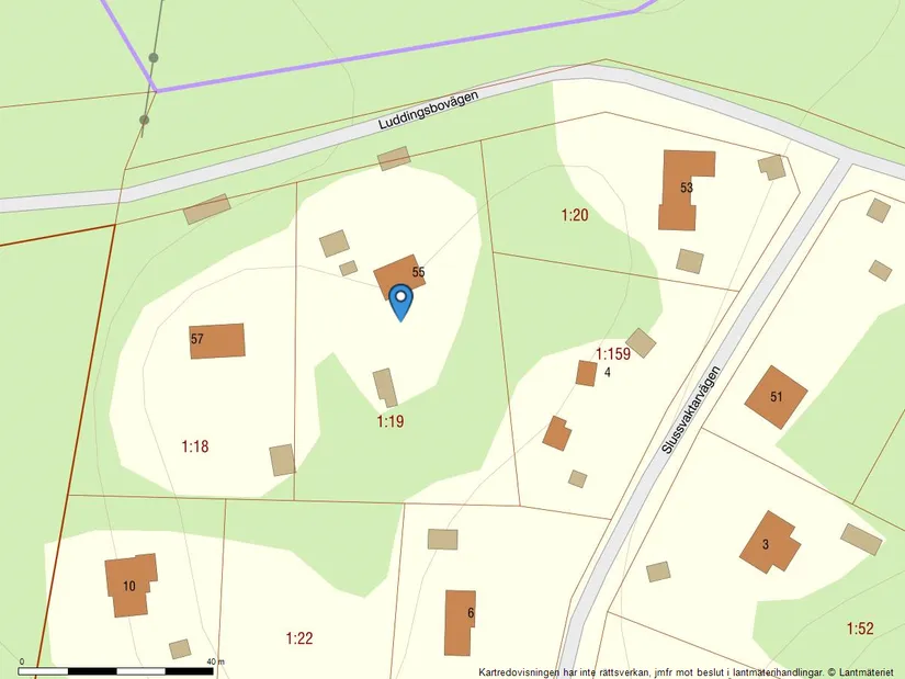 Villa, Luddingsbovägen 55, Luddingsbo, Söderköping