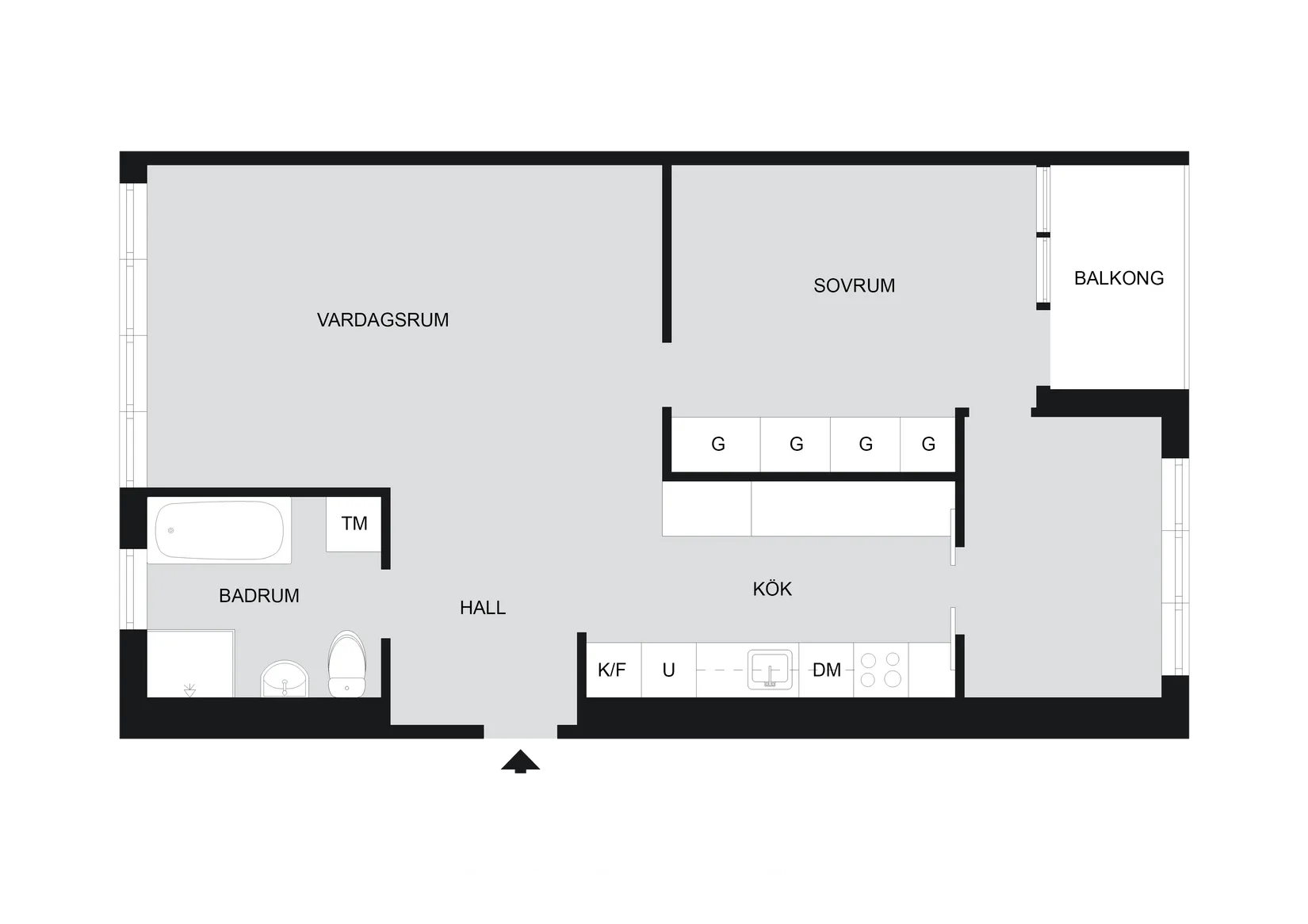 Bostadsrätt, Tideliusgatan 57,  5 tr, Södermalm, Stockholm