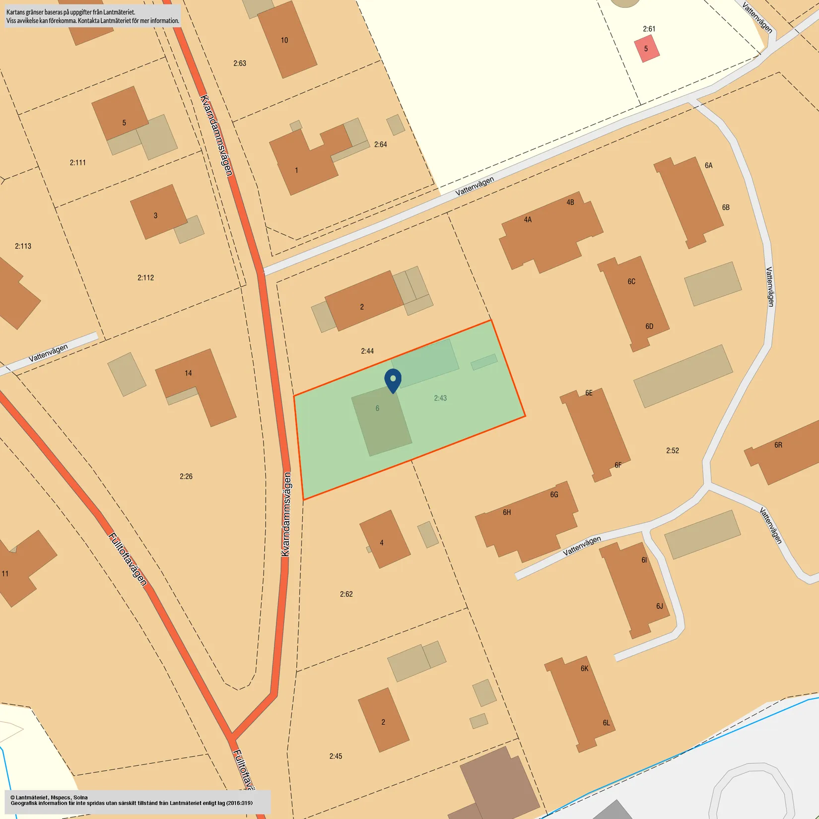 Villa, Kvarndammsvägen 6, Hörby