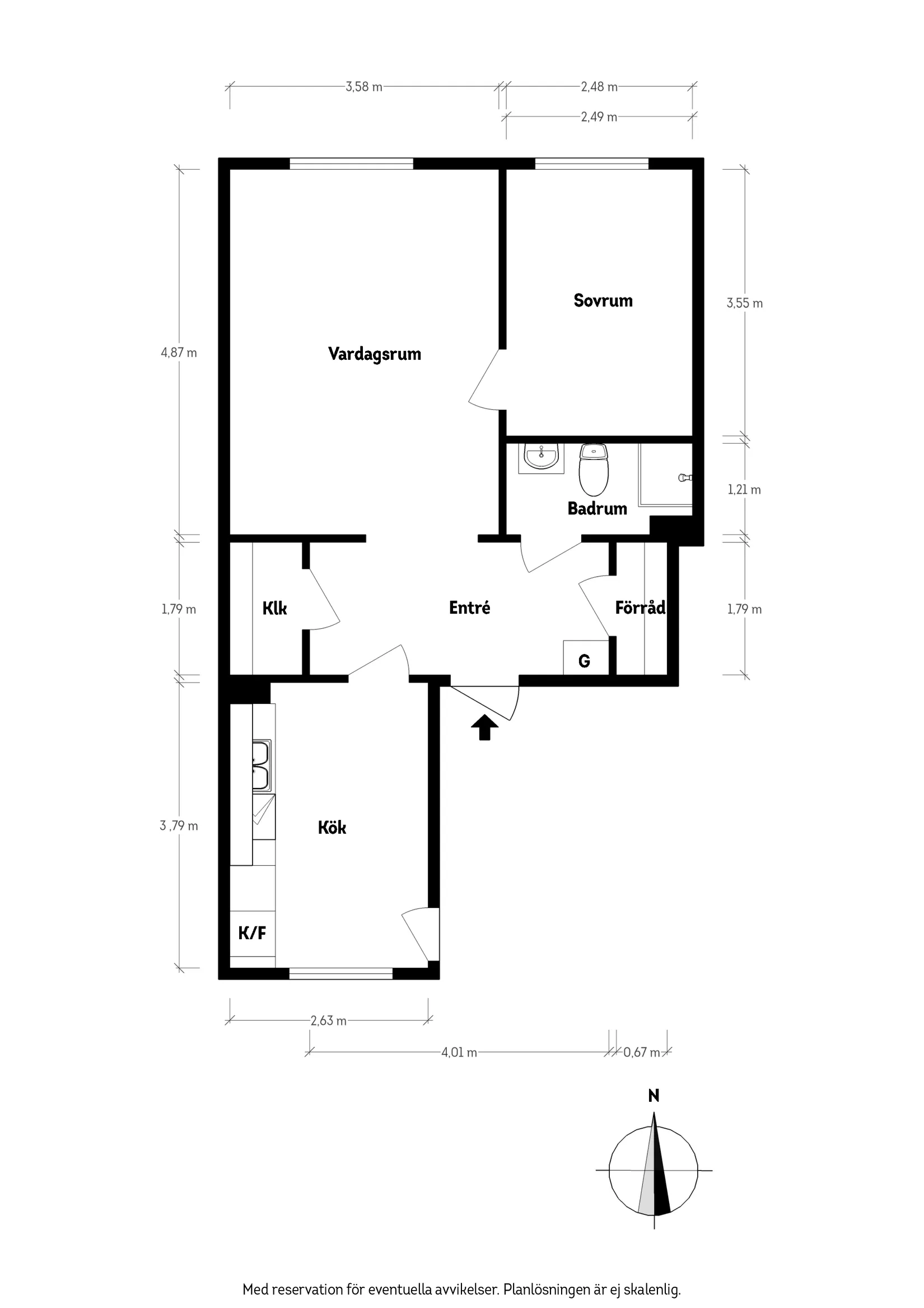 Bostadsrätt, Björcksgatan 32A, Kålltorp, Göteborg
