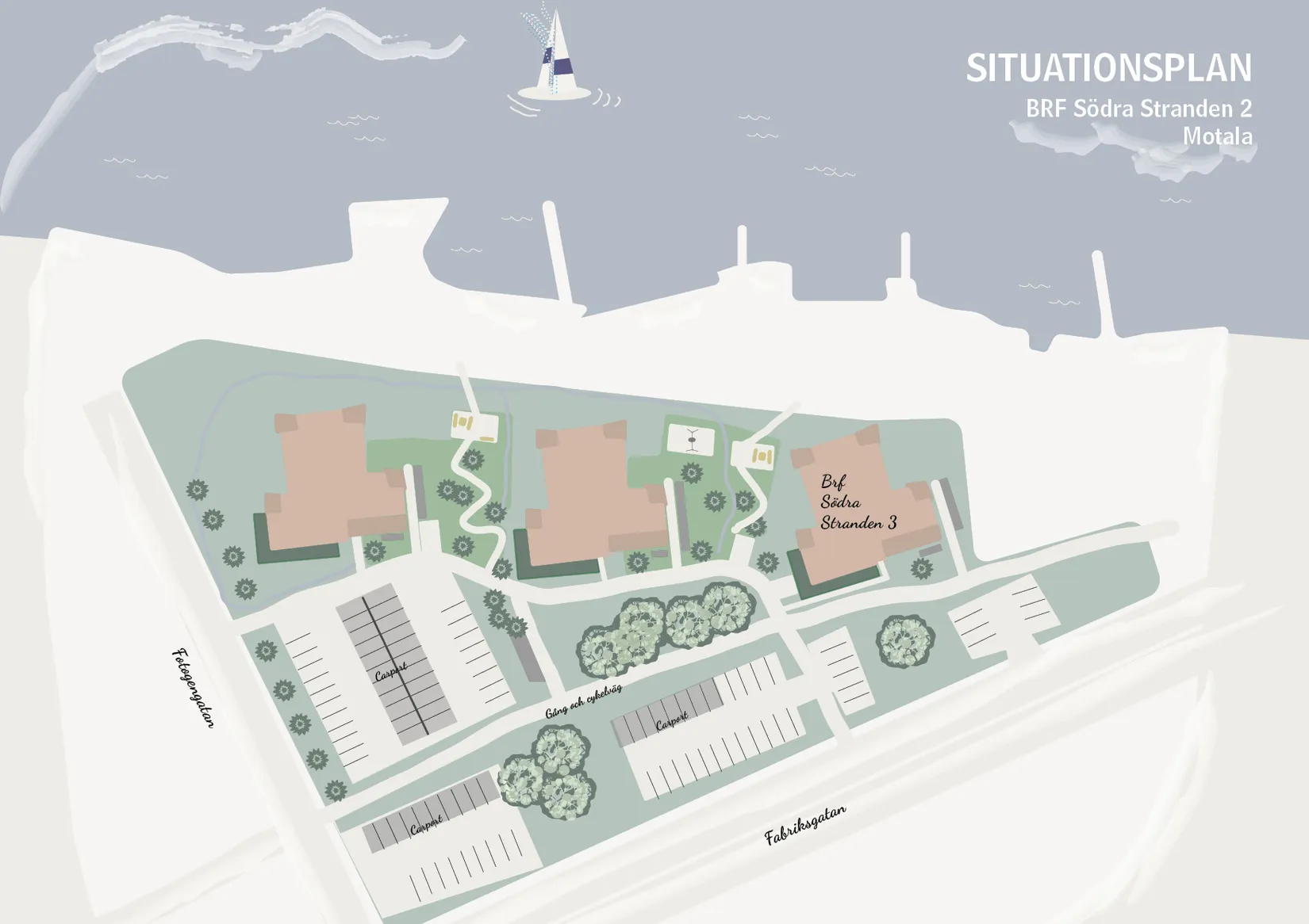 Bostadsrätt, Fotogengatan 6, 1 vån, Södra Stranden, Motala