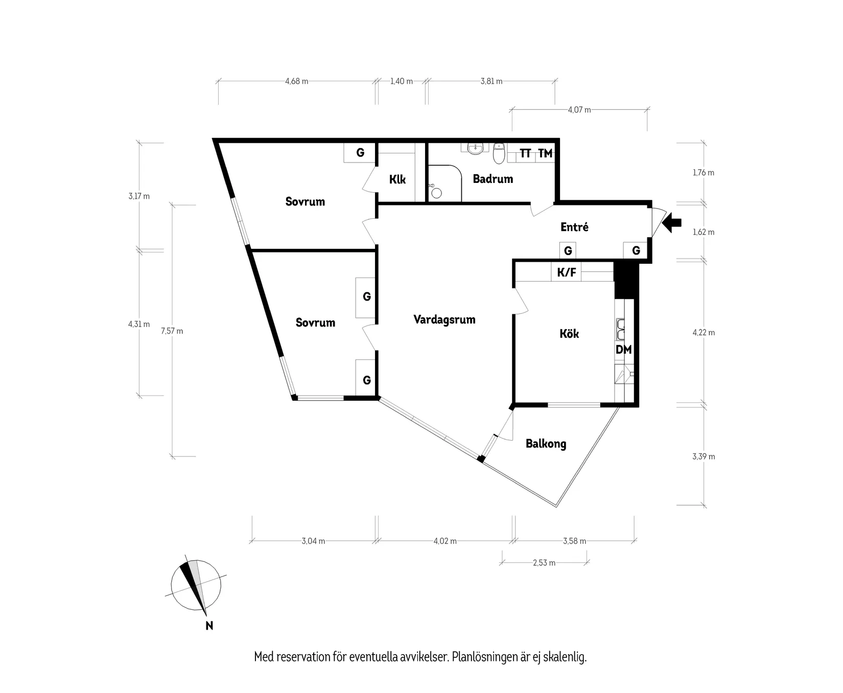 Bostadsrätt, Packhusplatsen 4B, Inom Vallgraven, Göteborg