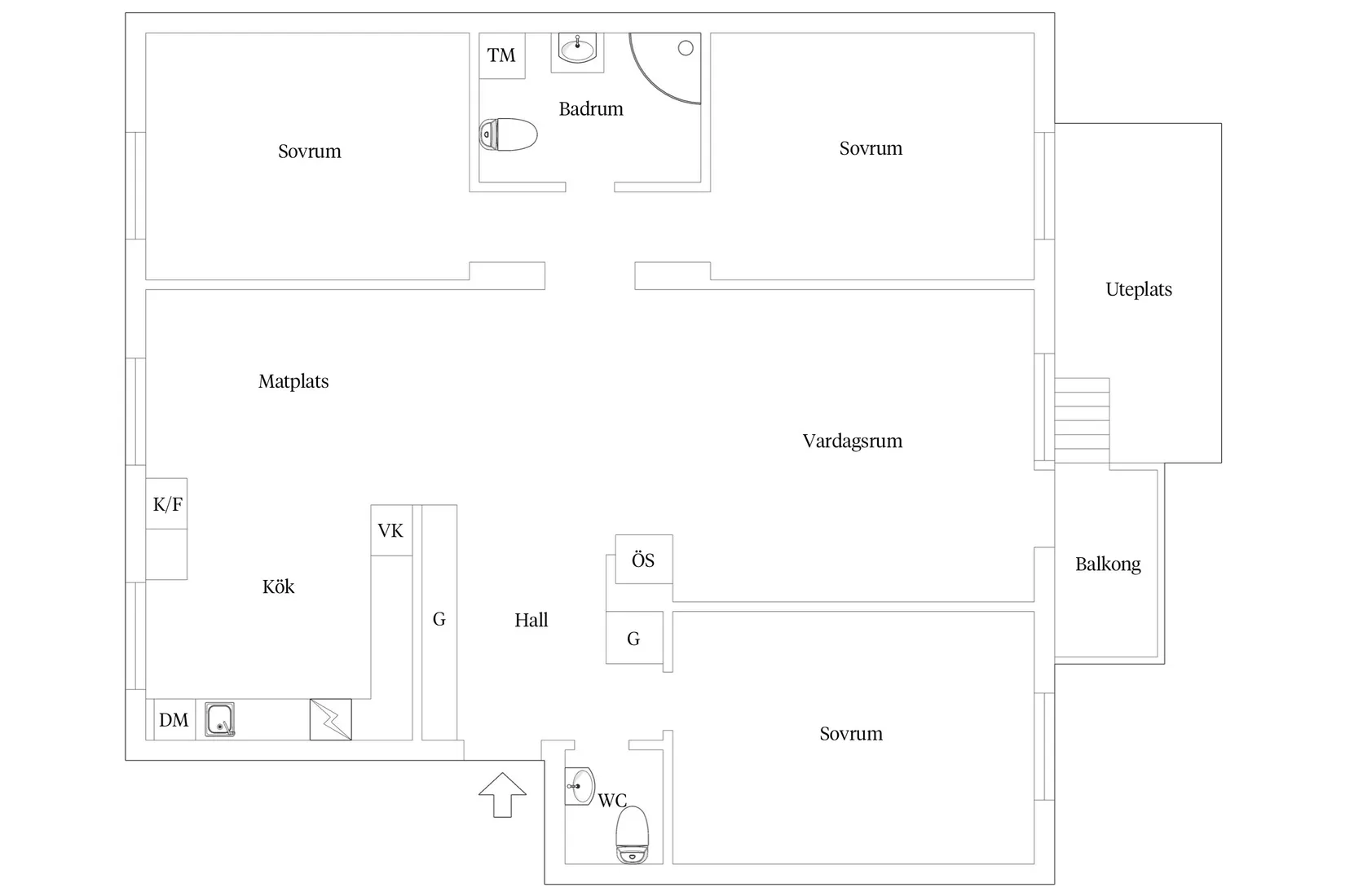 Bostadsrätt, Kyrkvägen 44, Hersby, Lidingö