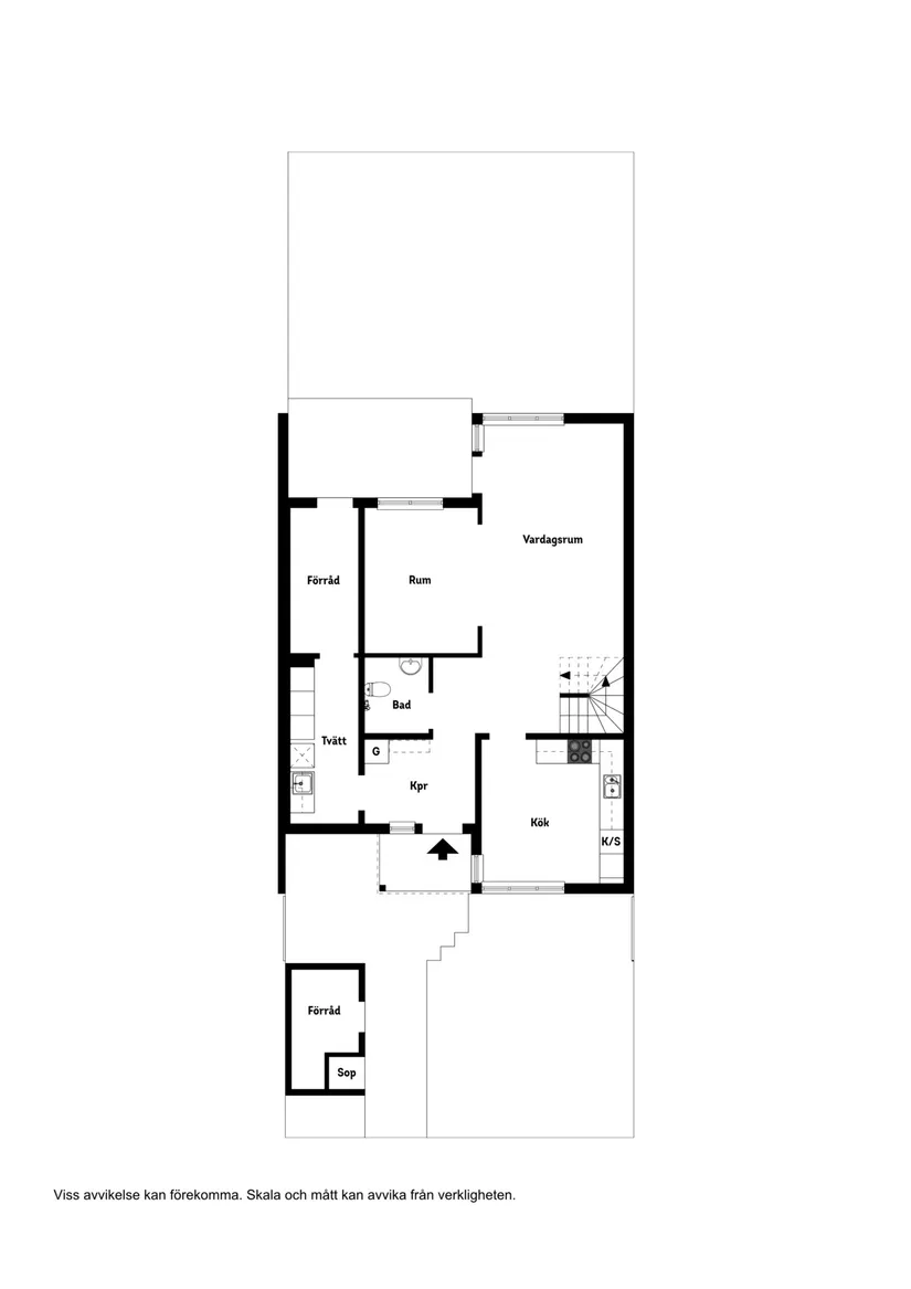 Villa, Radhus, Östersemsvägen 151, Östersund
