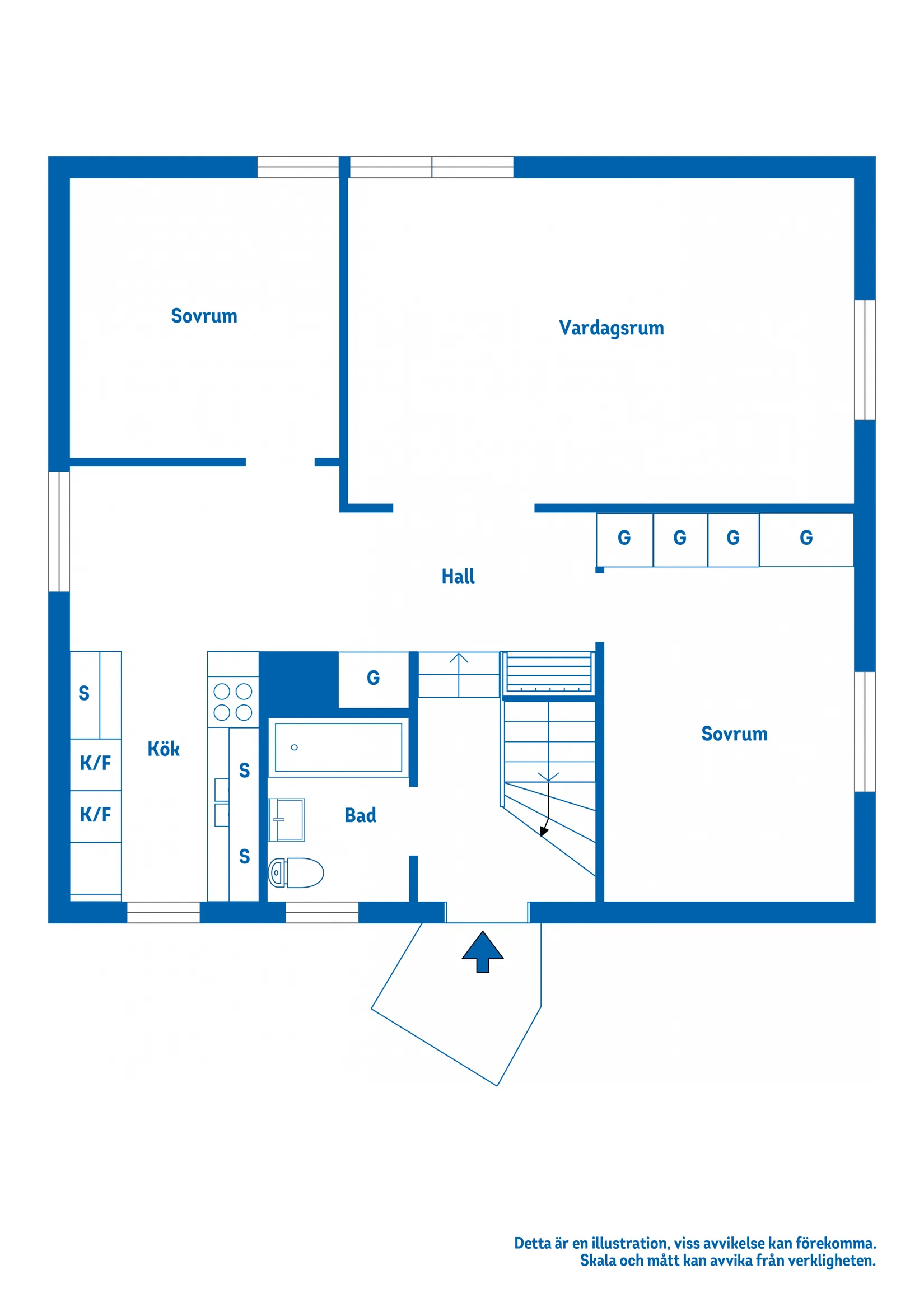 Villa, Prins Wilhelms väg 44, Nybble, Flen