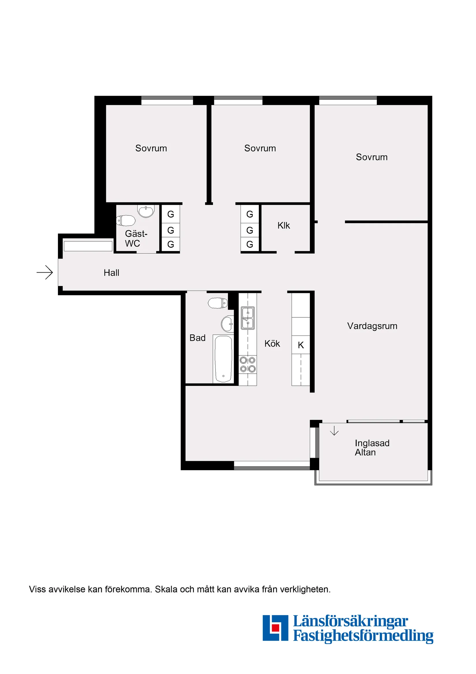 Bostadsrätt, Krondikesvägen 74 B Lgh 1202, Marielund, Östersund