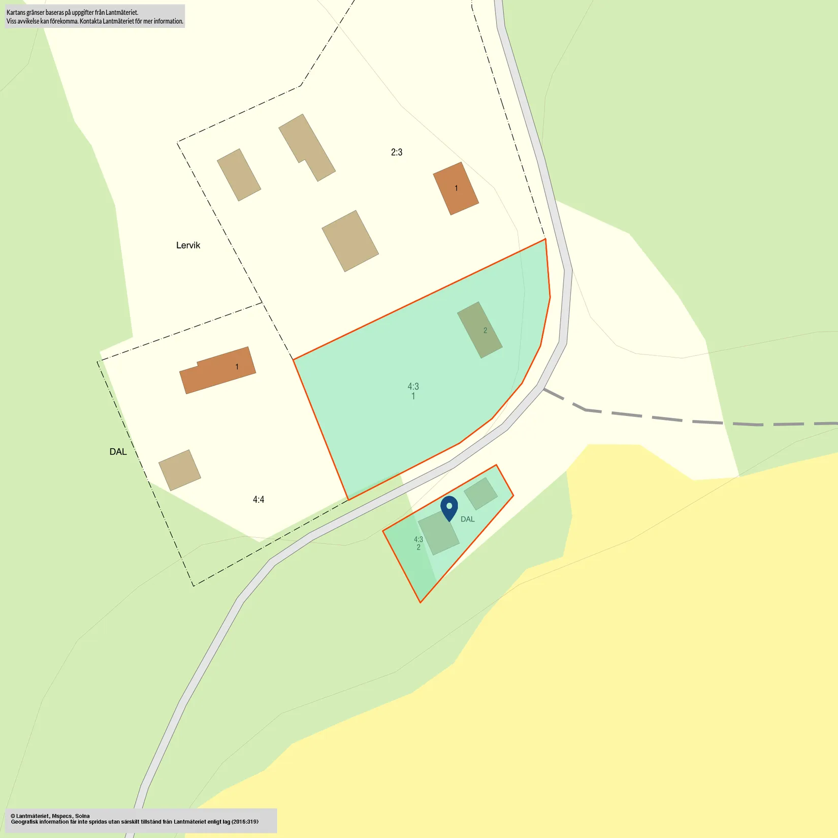 Fritidshus, Dal Lervik 2, Gryt, Valdemarsvik