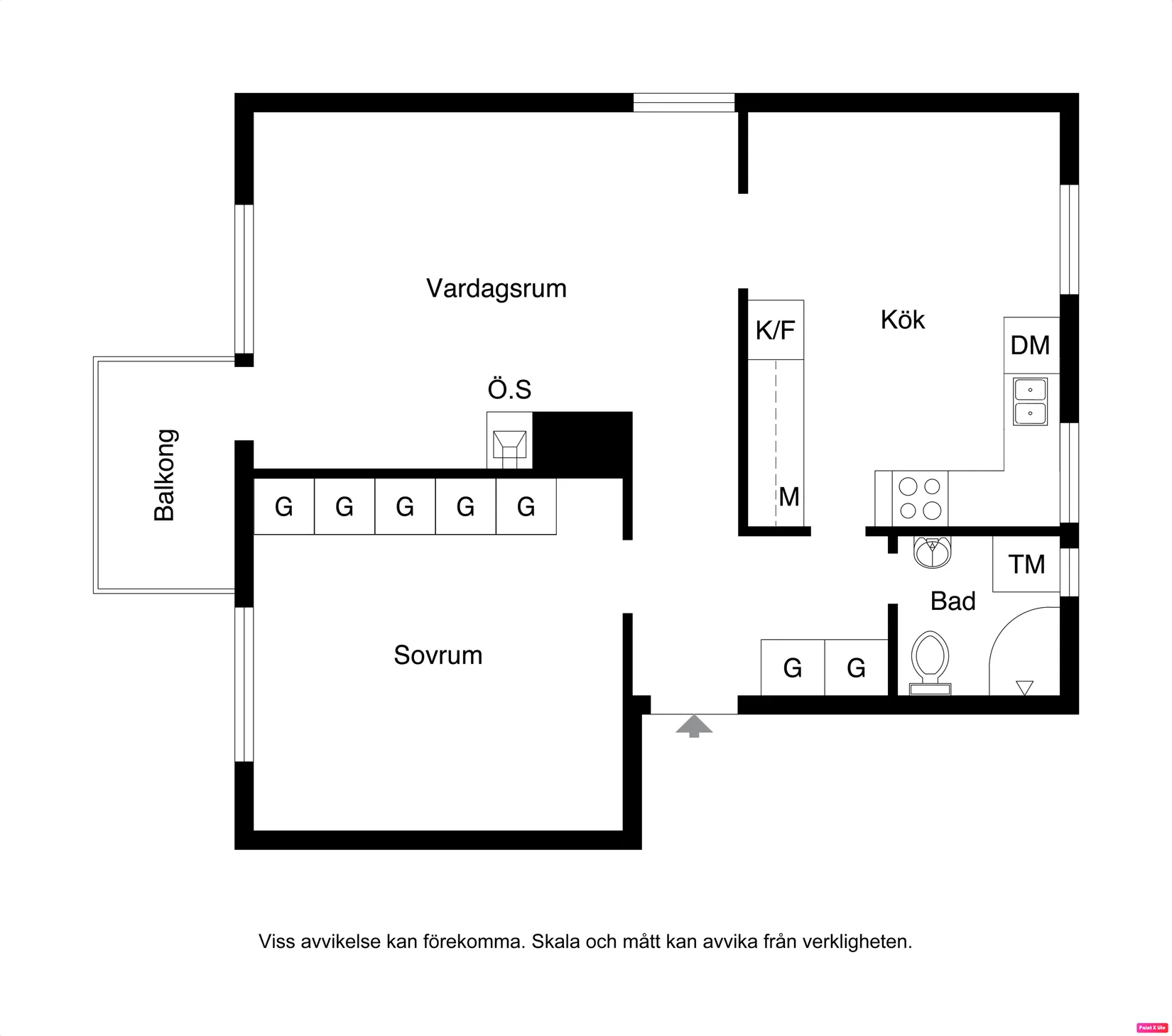 Bostadsrätt, Byggmästarvägen 28, 2tr, Abrahamsberg, Stockholm