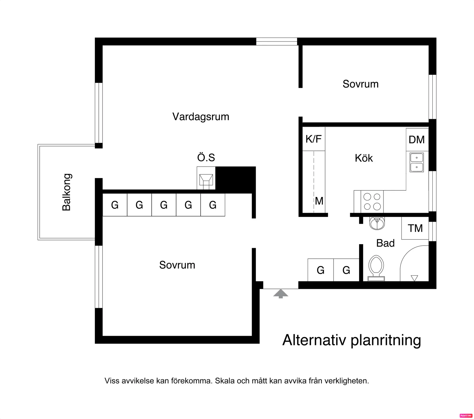 Bostadsrätt, Byggmästarvägen 28, 2tr, Abrahamsberg, Stockholm