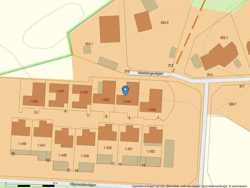 Villa, Radhus, Vågnedalsvägen 3, Billdal, Göteborg