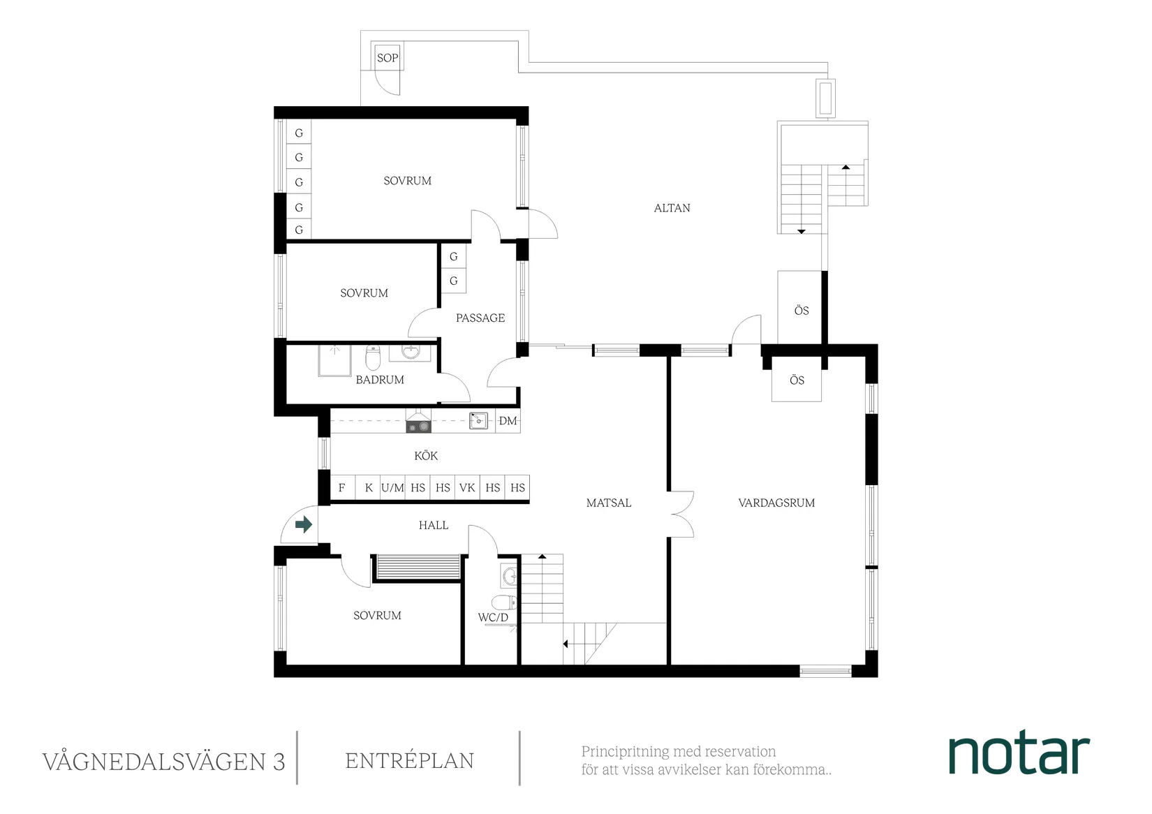 Villa, Radhus, Vågnedalsvägen 3, Billdal, Göteborg