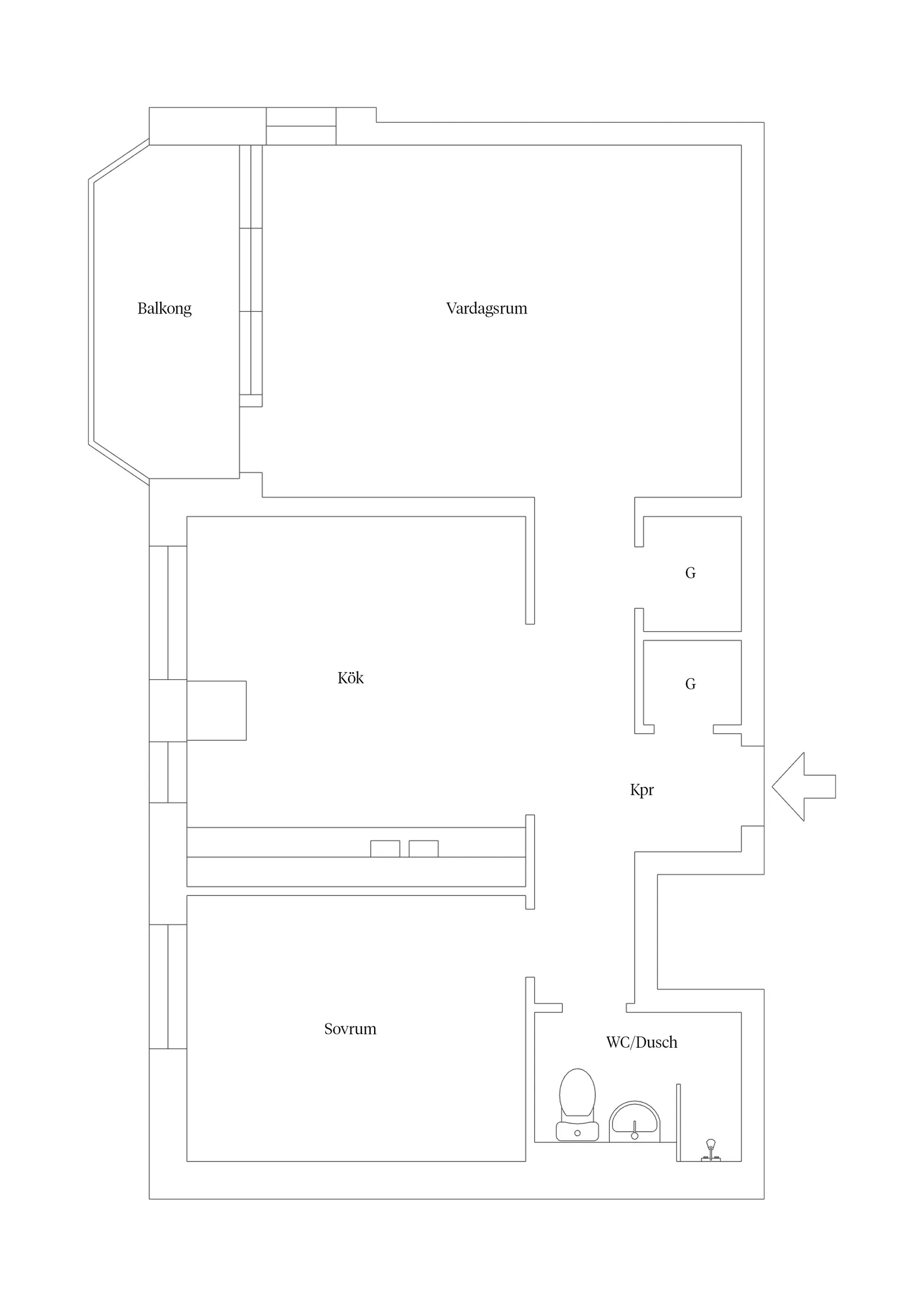 Bostadsrätt, Köpenhamnsvägen 41A, Slottsstaden, Malmö