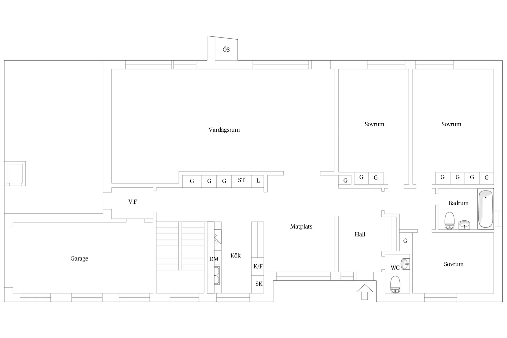 Villa, Hjulvägen 1, Skultuna, Västerås