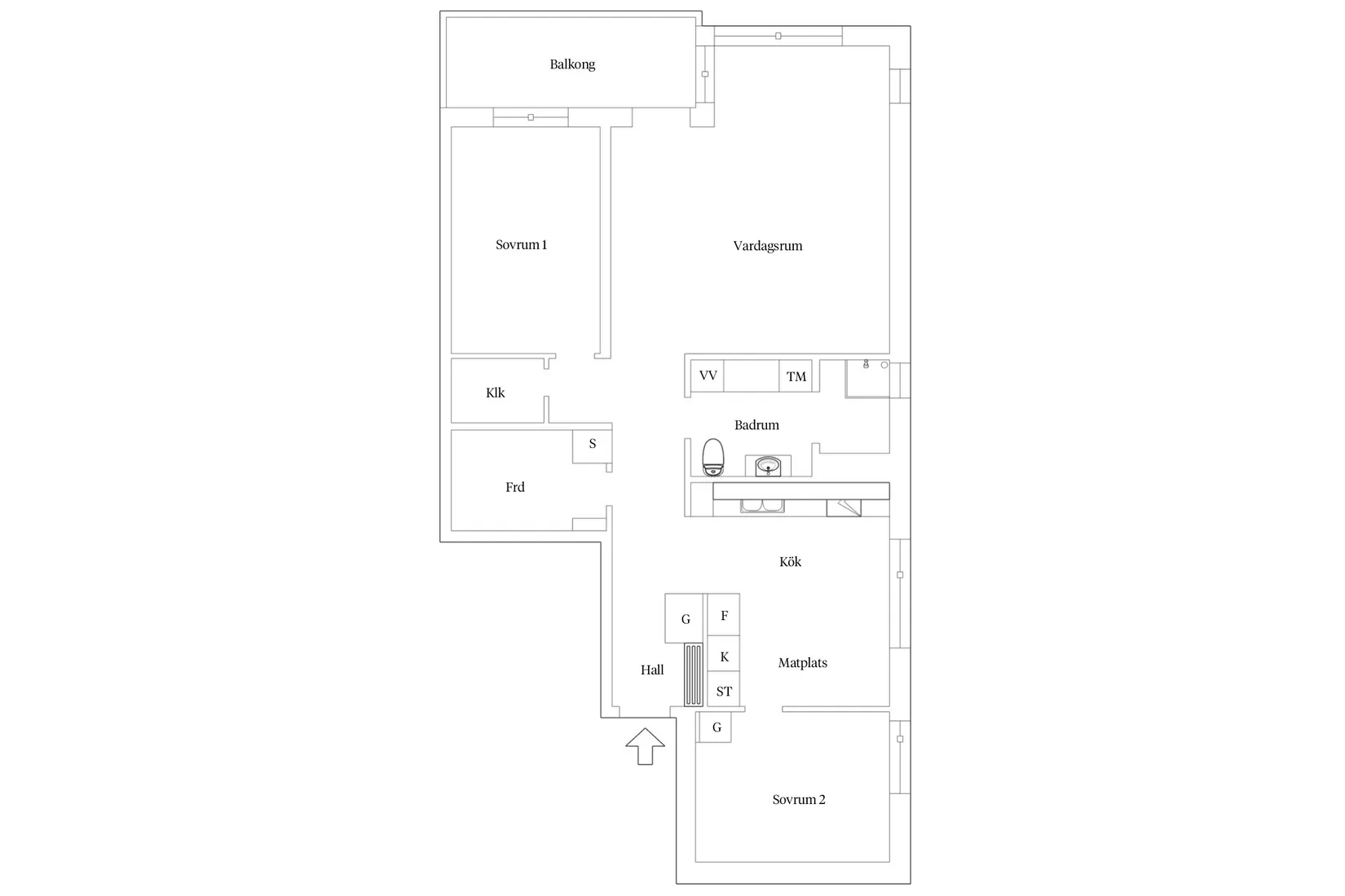 Bostadsrätt, Ardennergatan 40H, Backa, Ystad