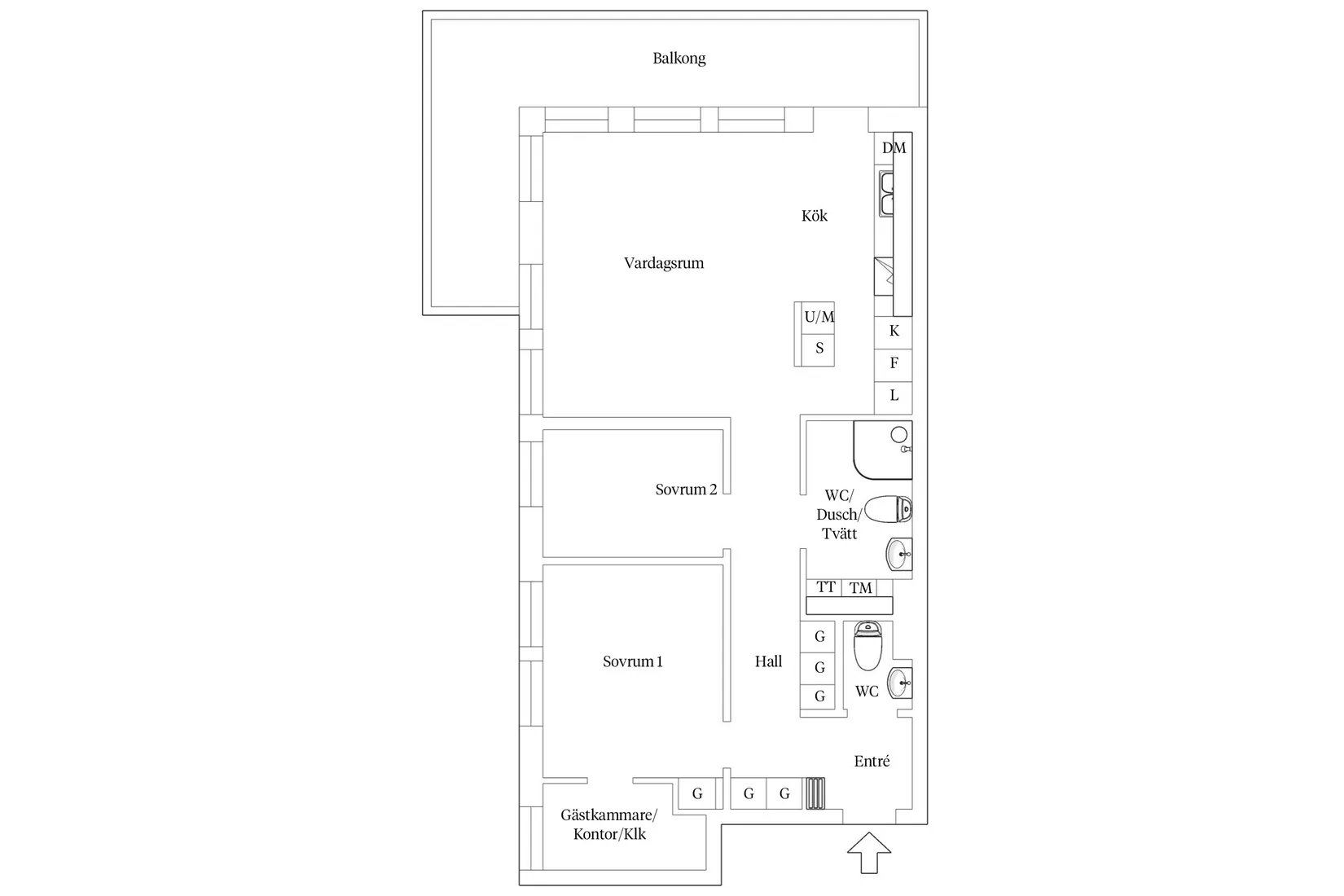 Bostadsrätt, Clemensagervägen 3C, Falsterbo, Vellinge