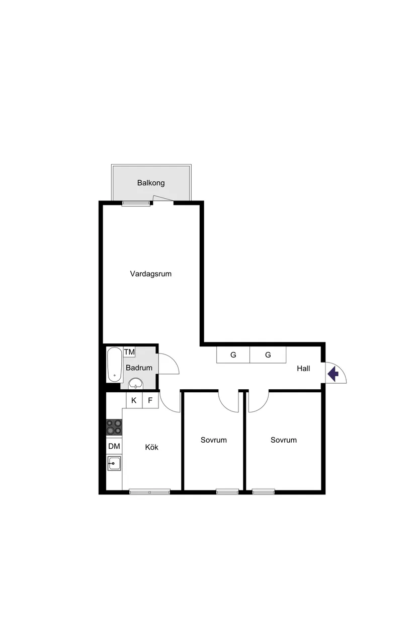 Bostadsrätt, Diligensvägen 30, Jarlaberg, Nacka