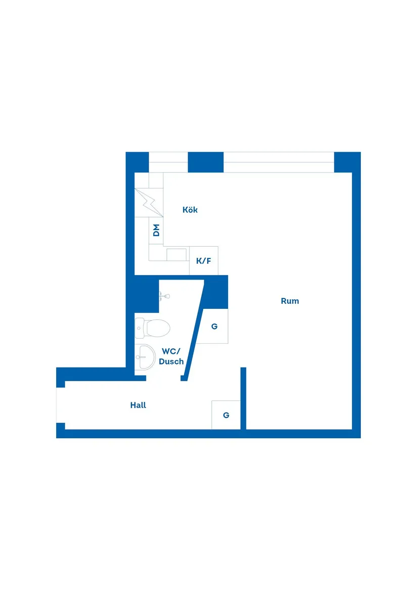 Bostadsrätt, Brändströmsgatan 9A, Väster, Gävle