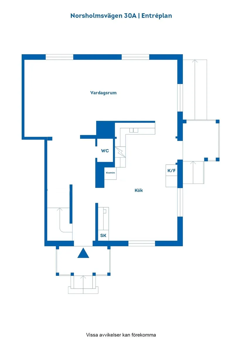 Villa, Radhus, Norsholmsvägen 30A, Norsholm, Norrköping