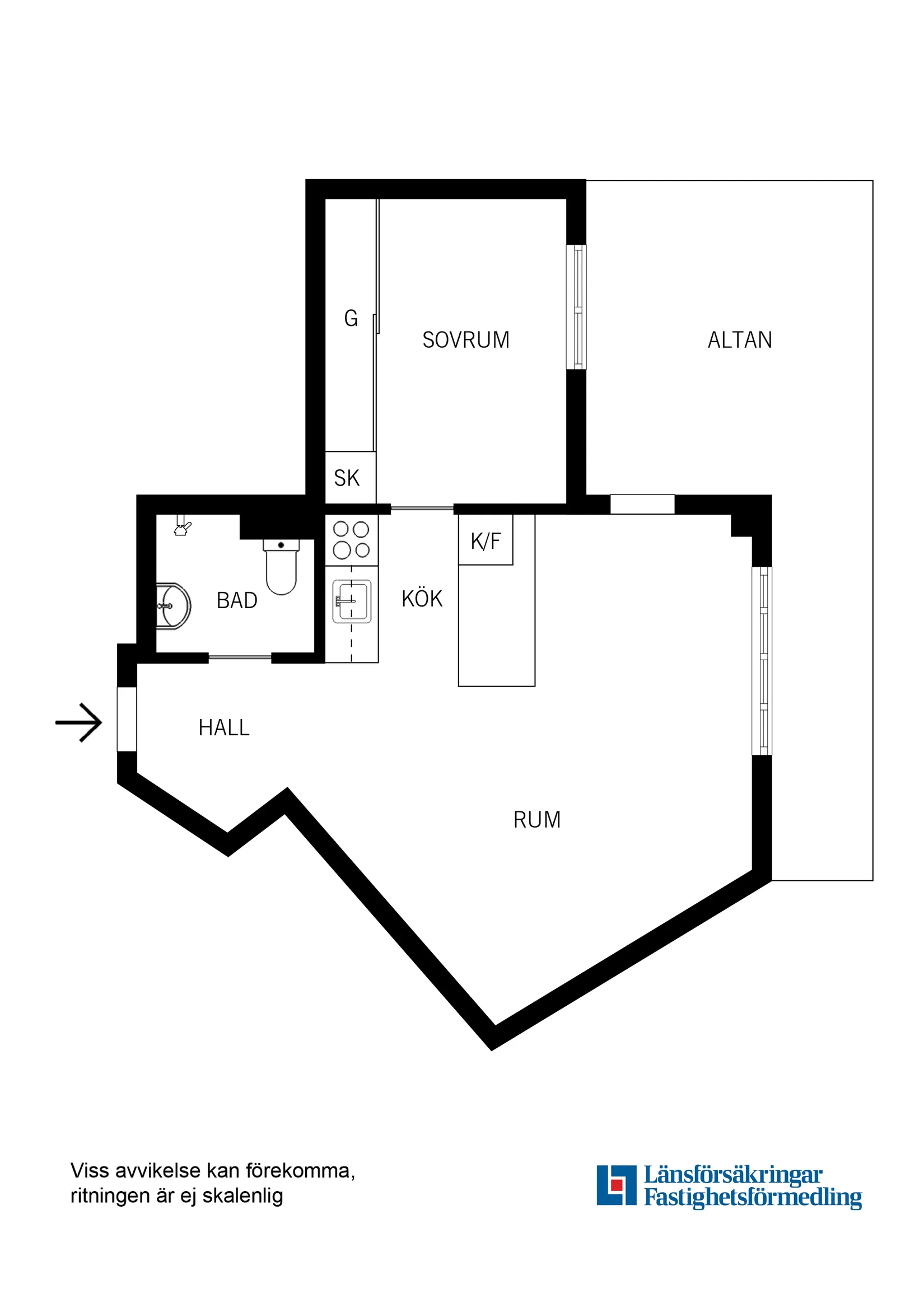 Bostadsrätt, Vaktstigen 11, Segeltorp, Huddinge
