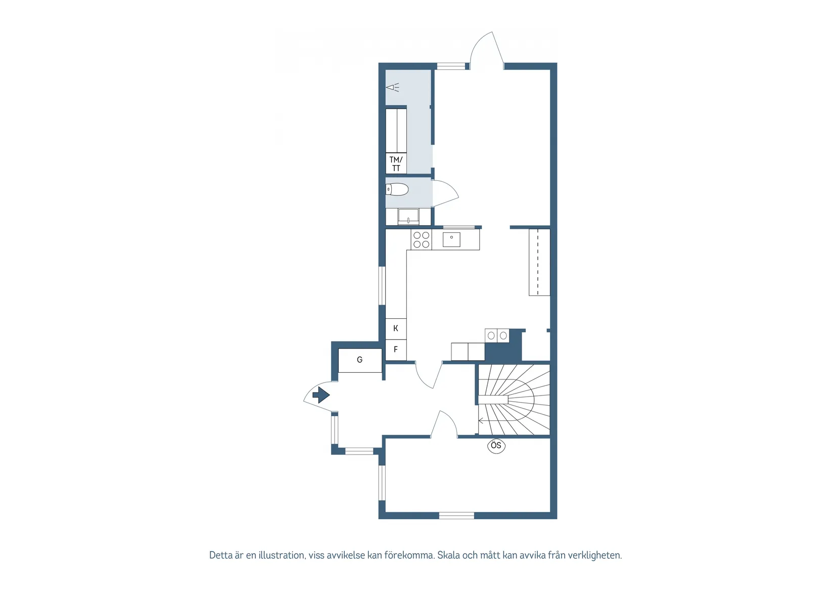 Villa, Fallsboda 244, Örbyhus, Tierp