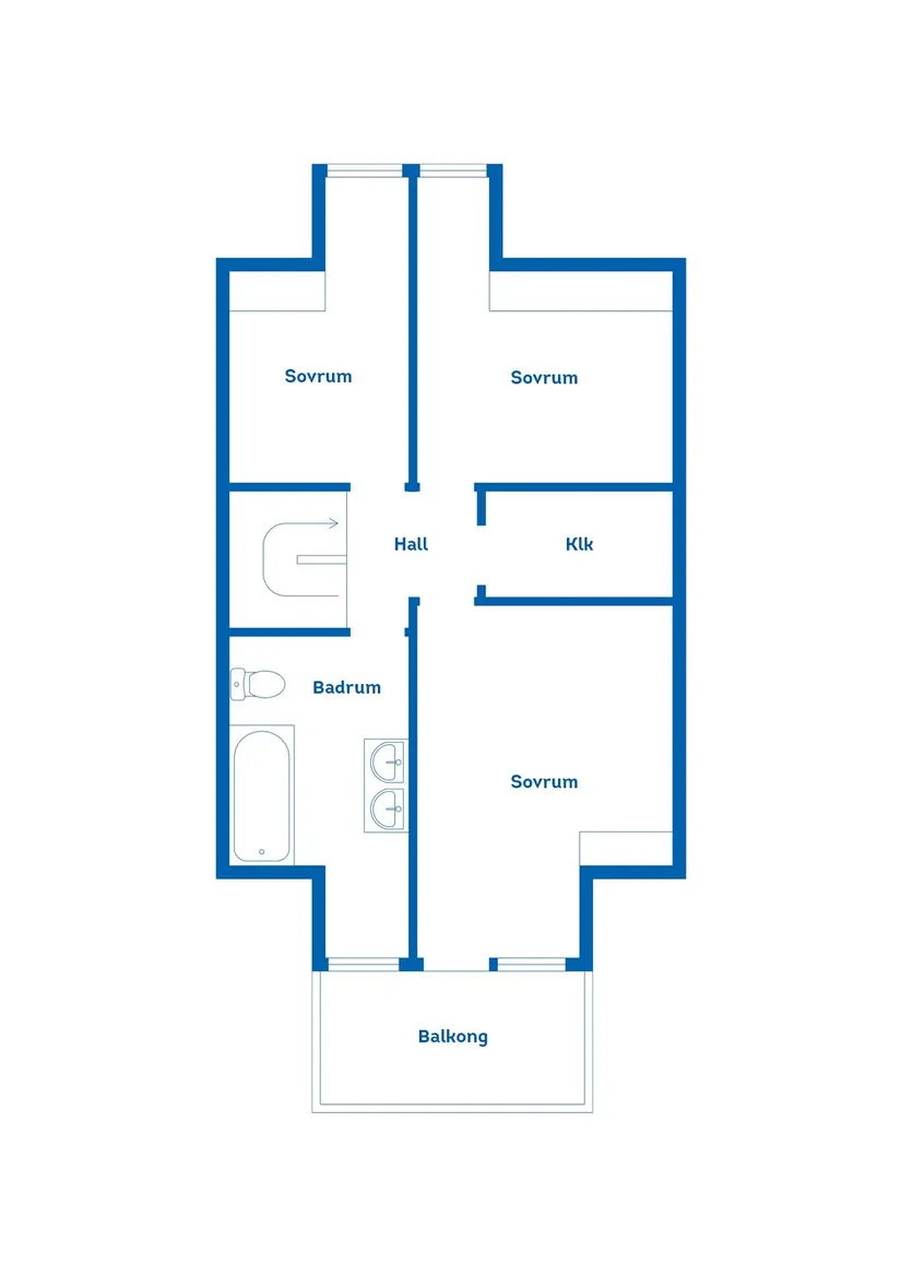 Bostadsrätt, Lyckebovägen 17, Kristineberg, Oskarshamn