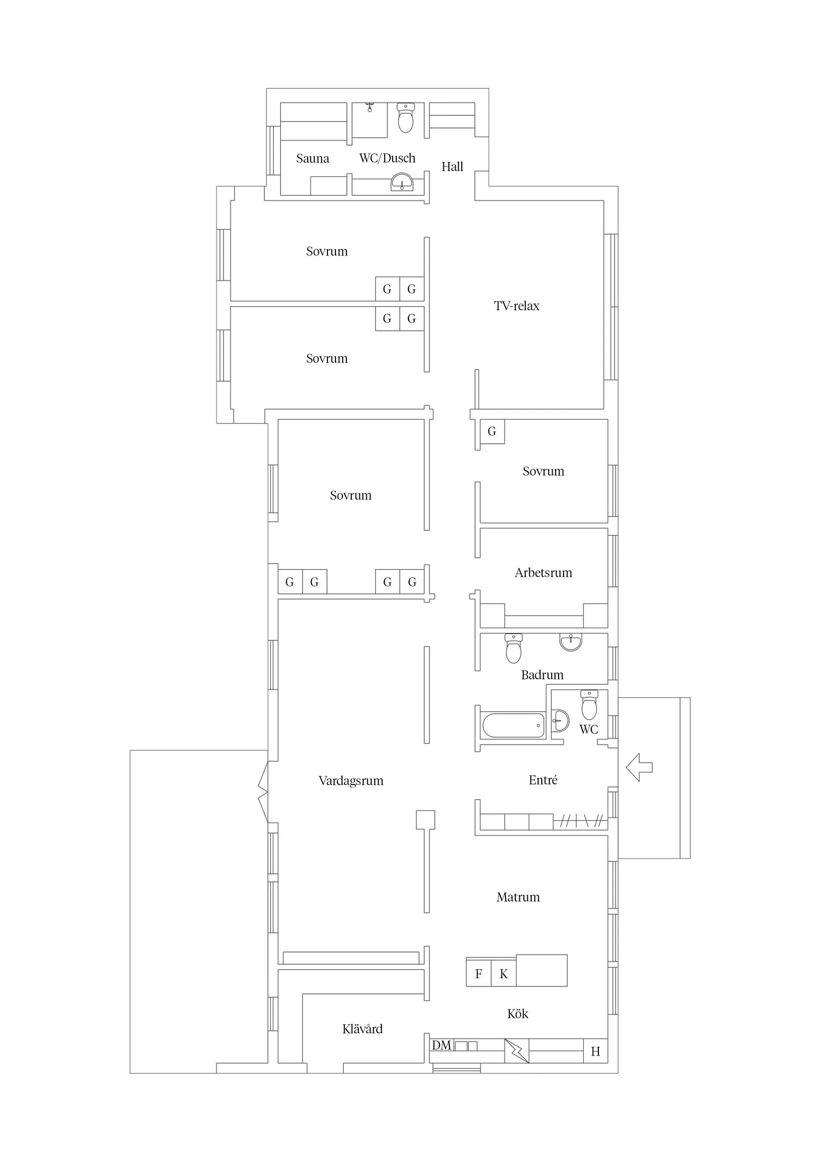 Villa, Mellanvägen 9, Norby, Uppsala