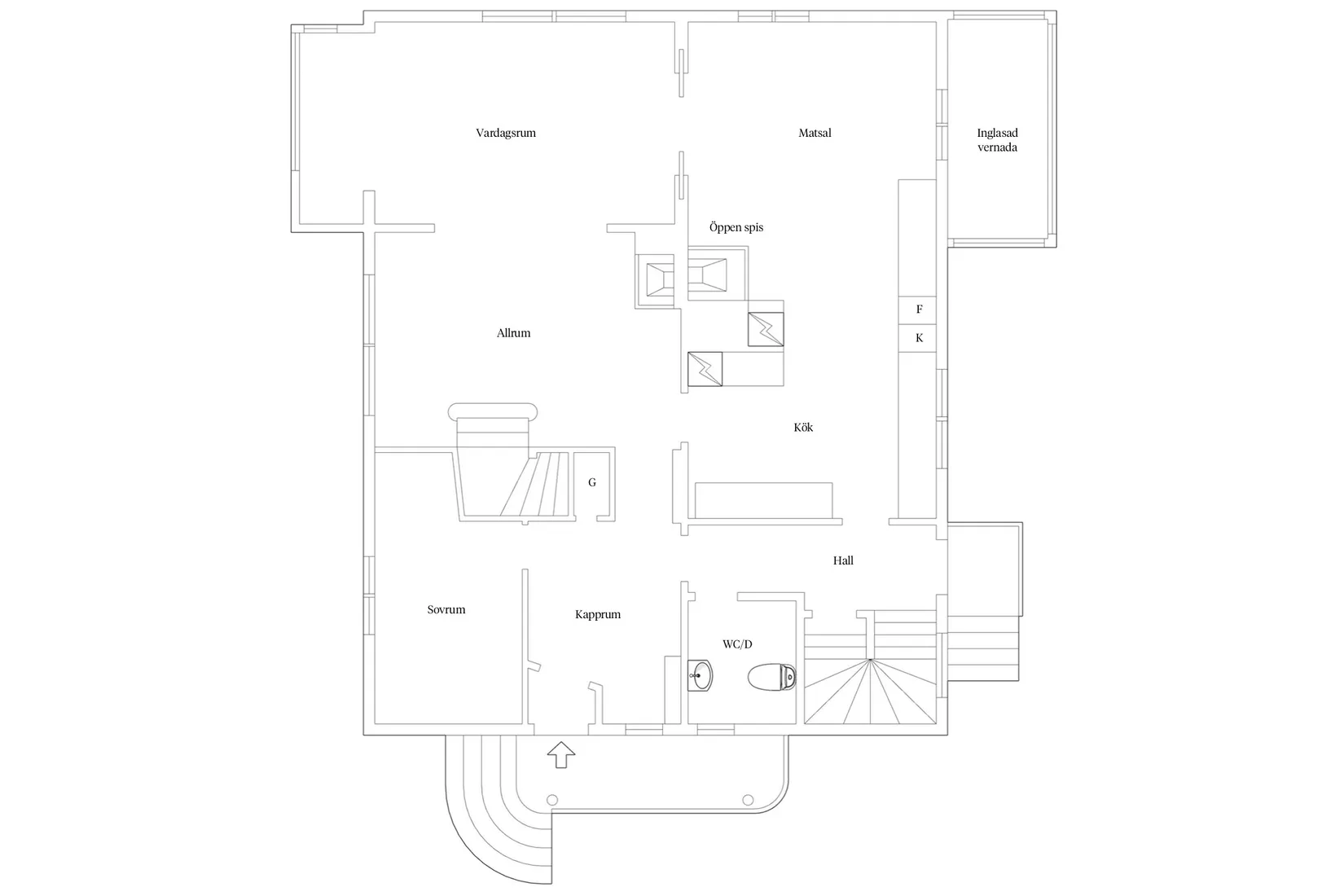 Villa, Storgatan 37, Hovmantorp, Lessebo