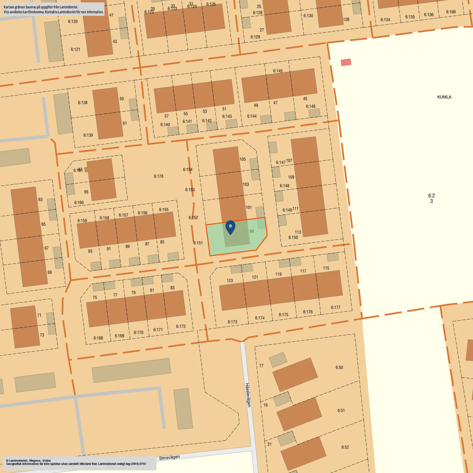 Radhus, Stinsvägen 99, Hovsta, Örebro