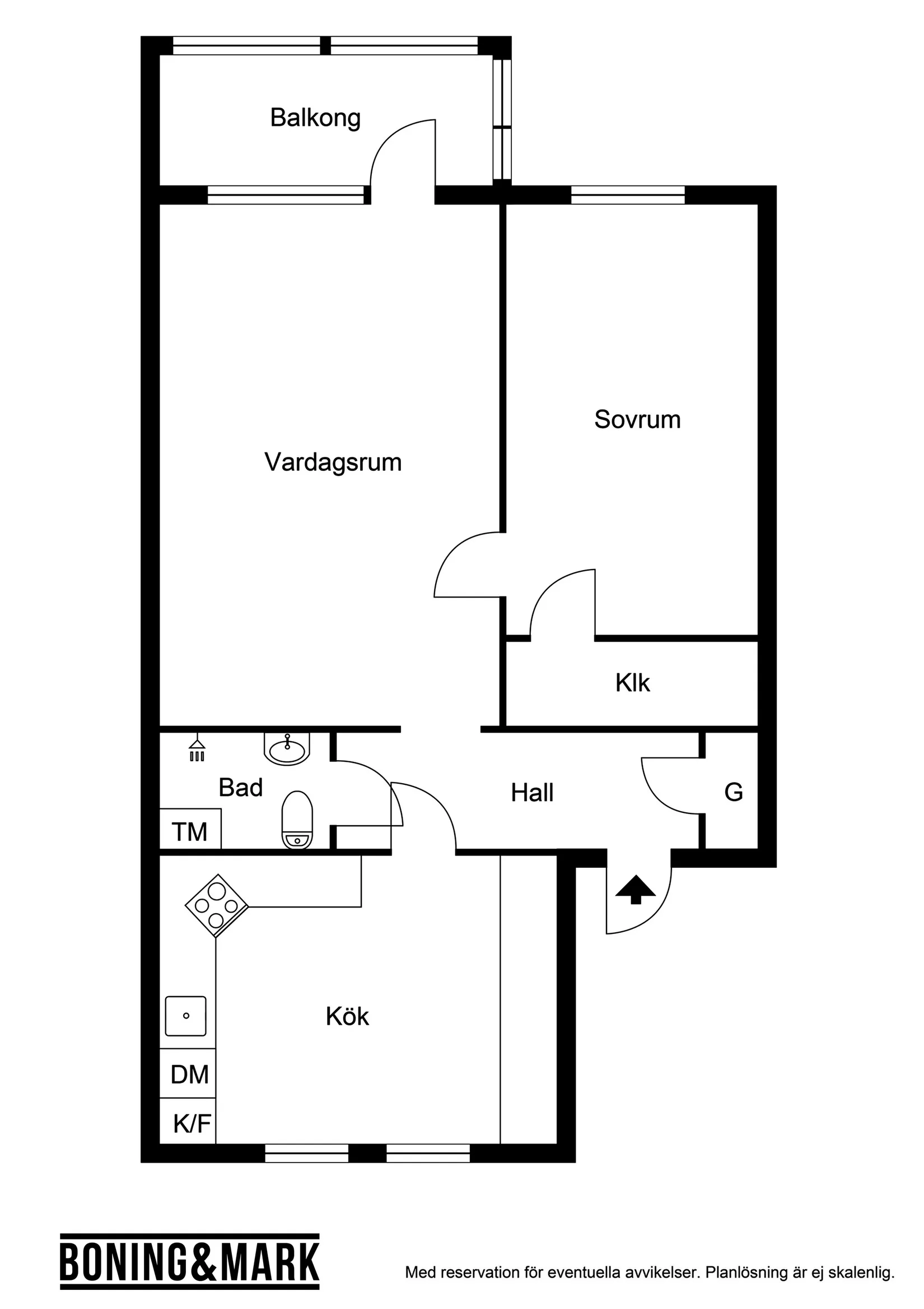 Bostadsrätt, Hedvägen 33, Trelleborg