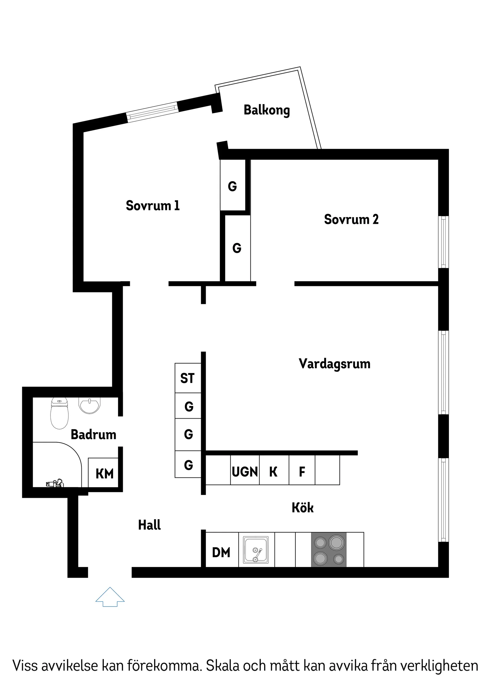 Bostadsrätt, Öregrundsgatan 7, 3 tr, Gärdet, Stockholm