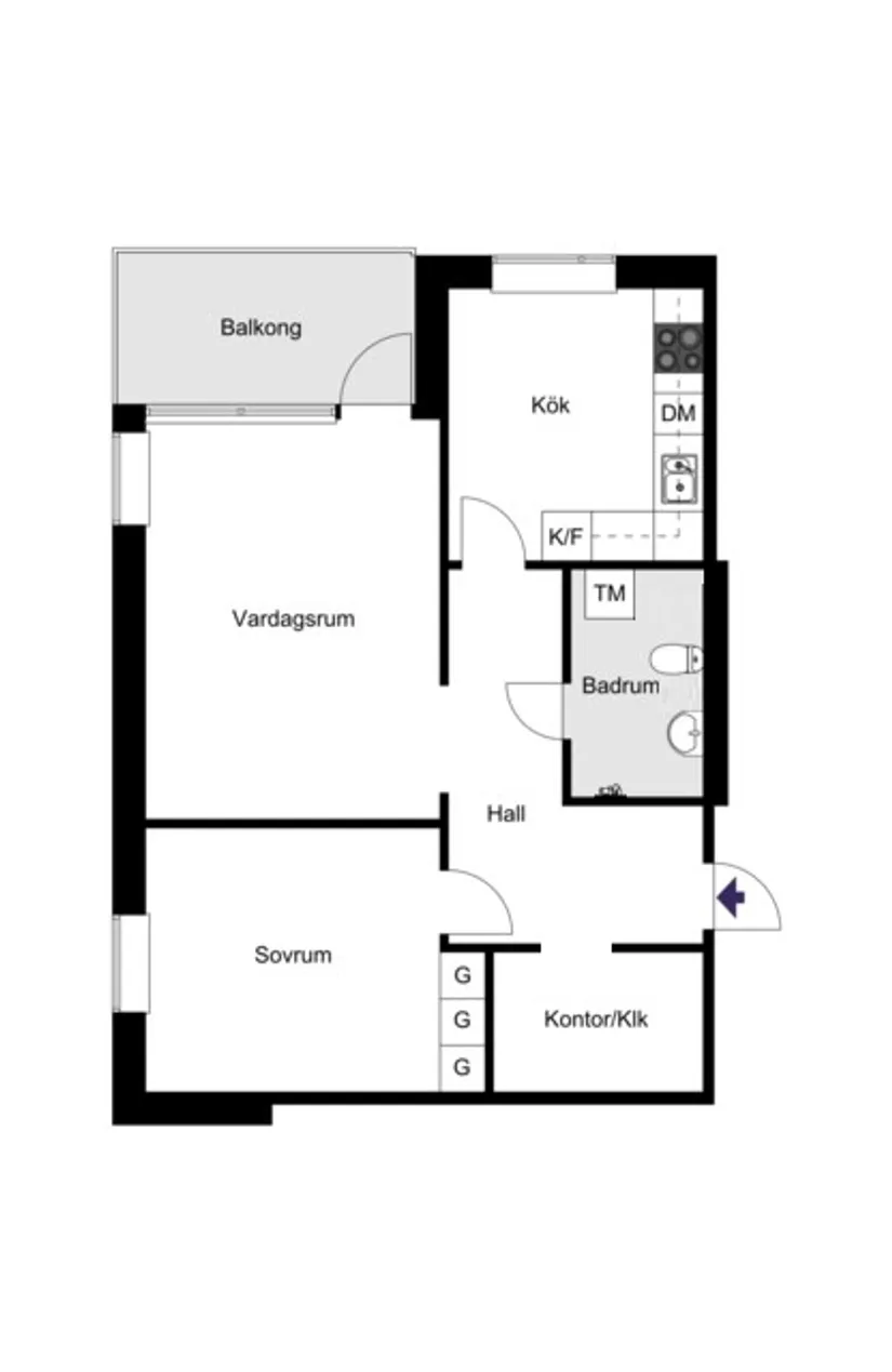 Bostadsrätt, Carl Malmstens väg 6, Bergshamra, Solna