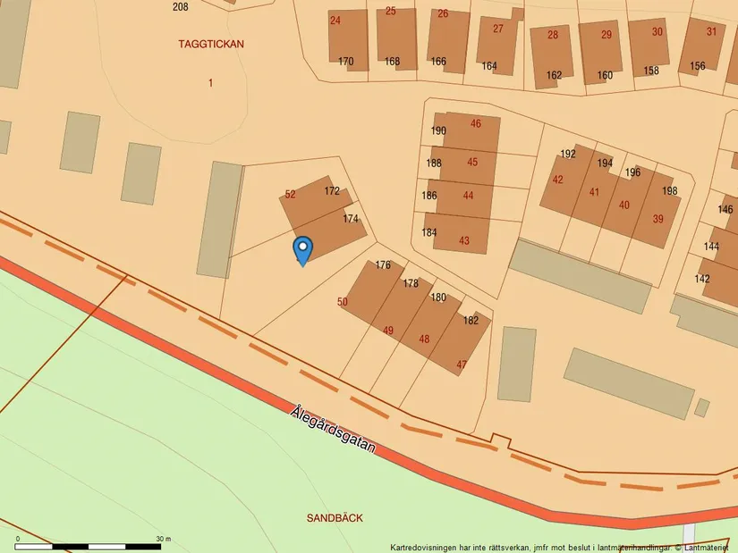 Villa, Radhus, Ålegårdsgatan 174, Mölndal - Balltorp, Mölndal