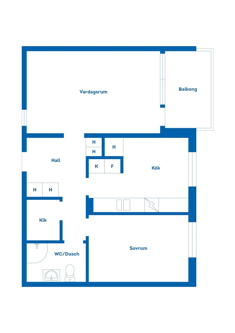 Bostadsrätt, Promenaden 19, Centralt, Falun